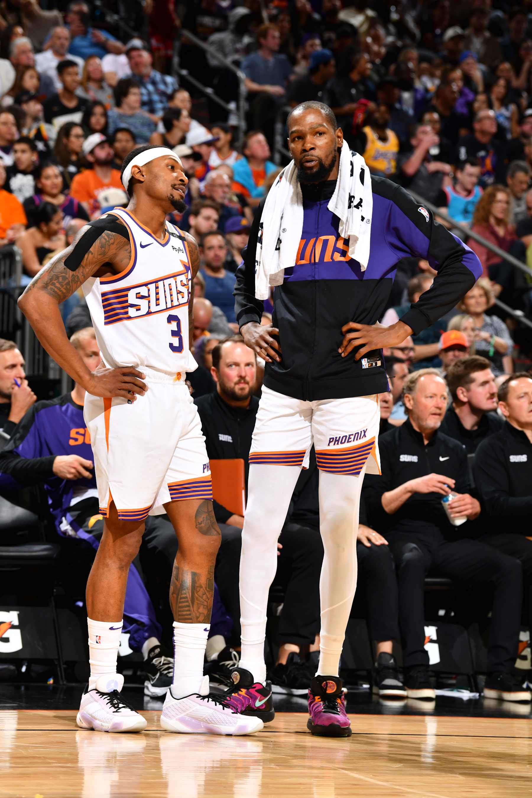 Bradley Beal and Kevin Durant