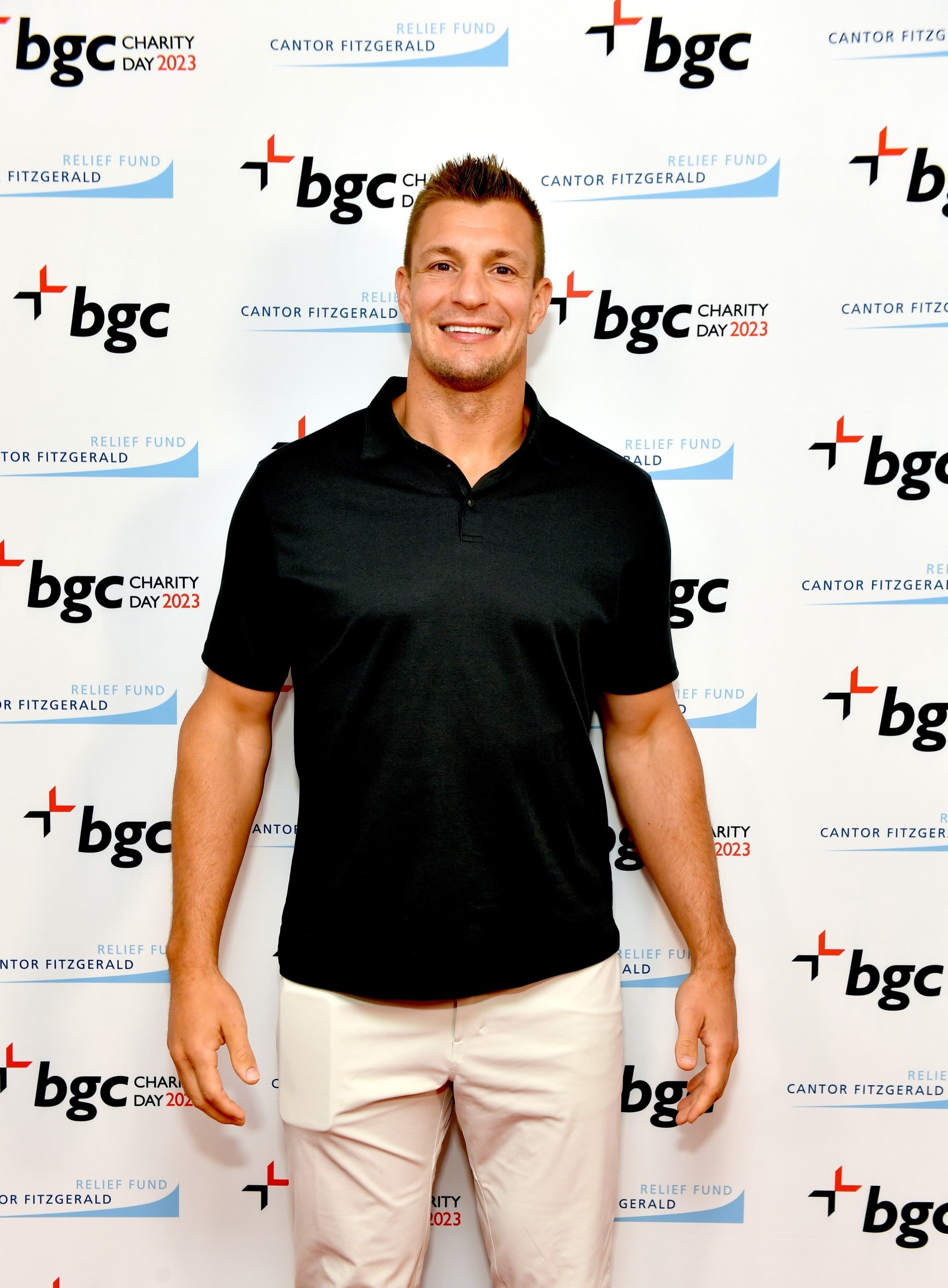 NEW YORK, NEW YORK - SEPTEMBER 11: Rob Gronkowski attends the annual Charity Day hosted by BGC Group and The Cantor Fitzgerald Relief Fund on September 11, 2023 in New York City. (Photo by Noam Galai/Getty Images for The Cantor Fitzgerald Relief Fund)