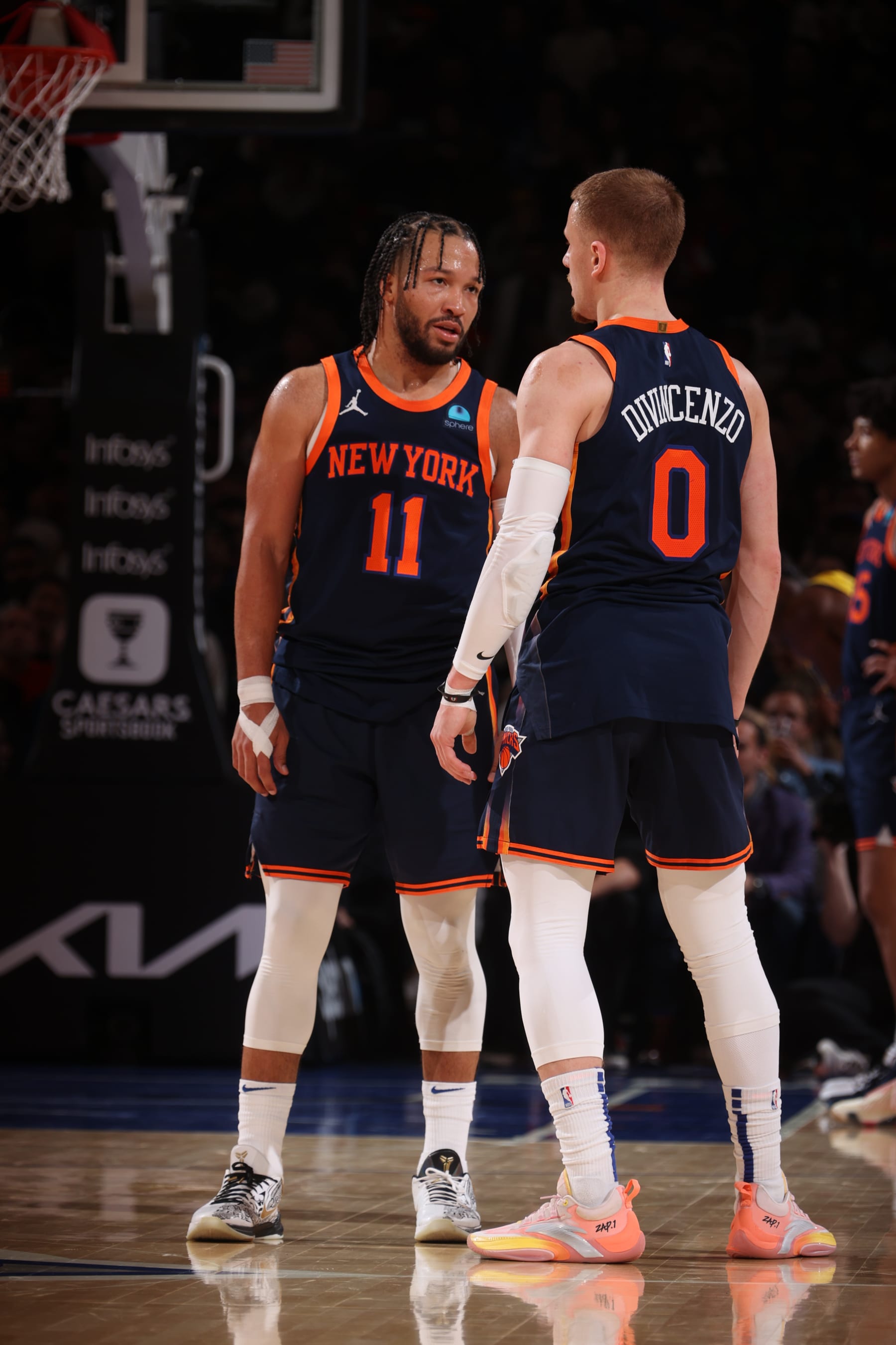 Jalen Brunson and Donte DiVincenzo