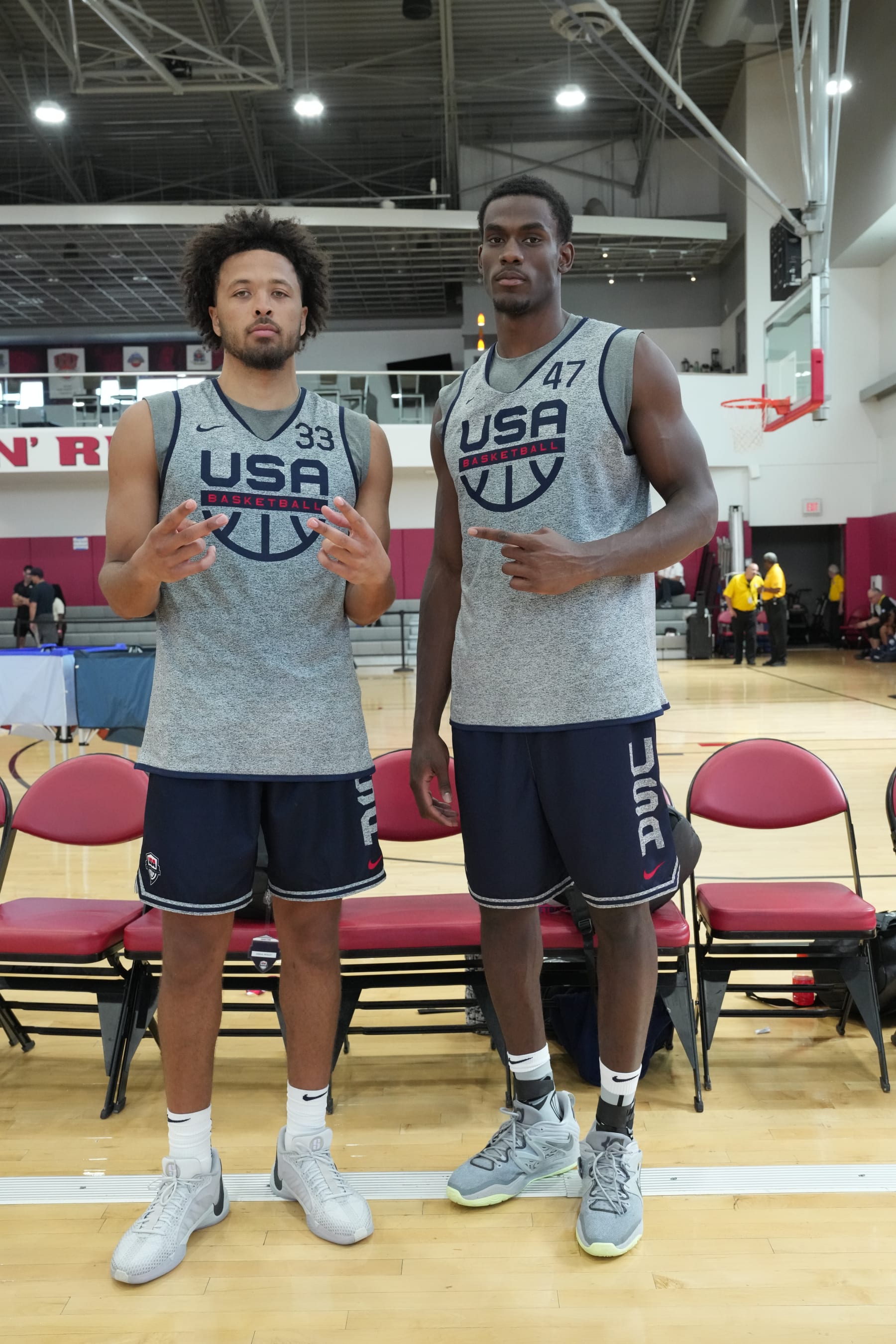 Cade Cunningham and Jalen Duren