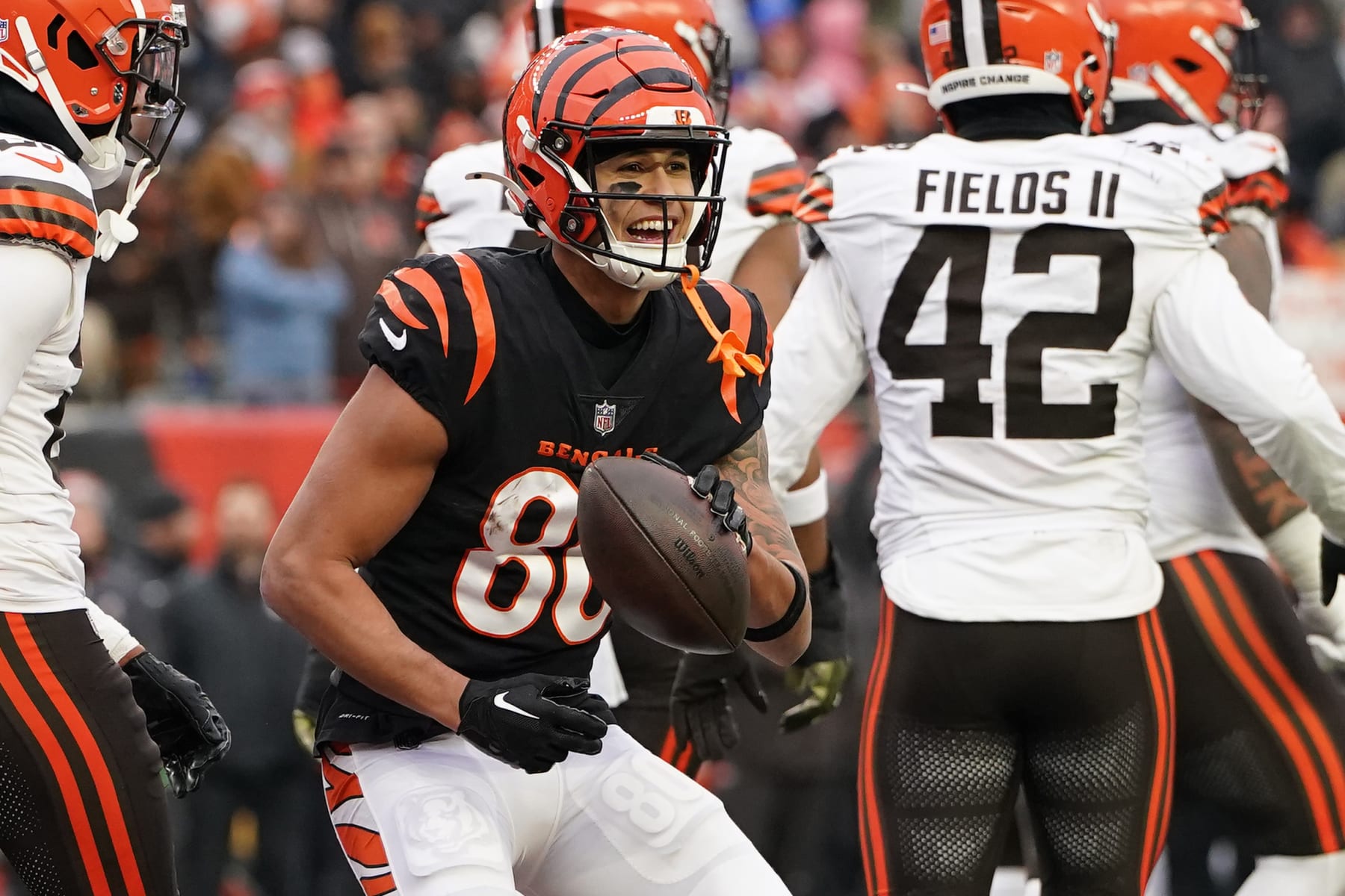 Cincinnati Bengals wide receiver Andrei Iosivas