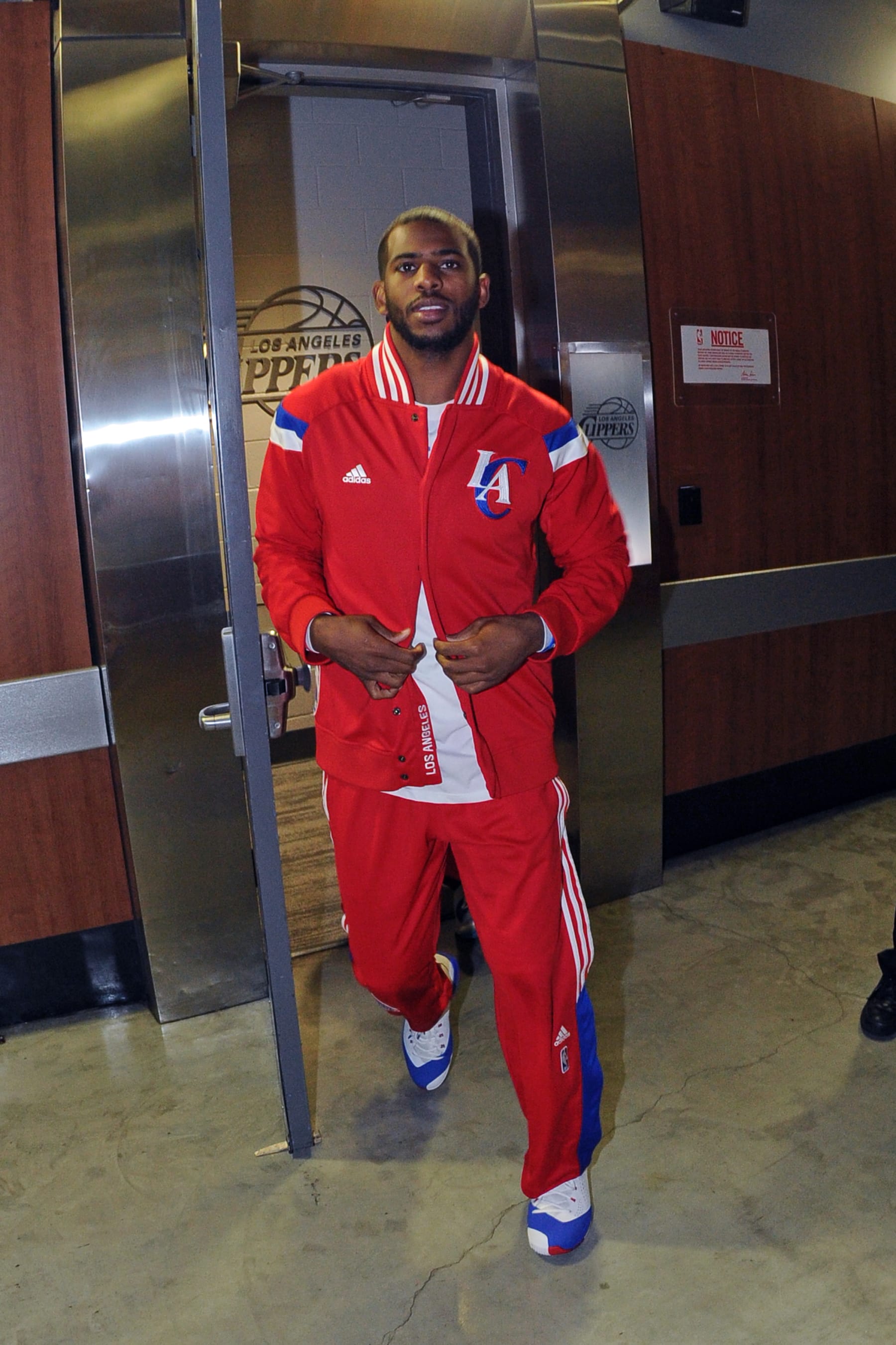 LOS ANGELES, CA - DECEMBER 29: Chris Paul #3 of the Los Angeles Clippers before a game against the Utah Jazz at STAPLES Center on December 29, 2014 in Los Angeles, California. NOTE TO USER: User expressly acknowledges and agrees that, by downloading and/or using this Photograph, user is consenting to the terms and conditions of the Getty Images License Agreement. Mandatory Copyright Notice: Copyright 2014 NBAE (Photo by Andrew D. Bernstein/NBAE via Getty Images)