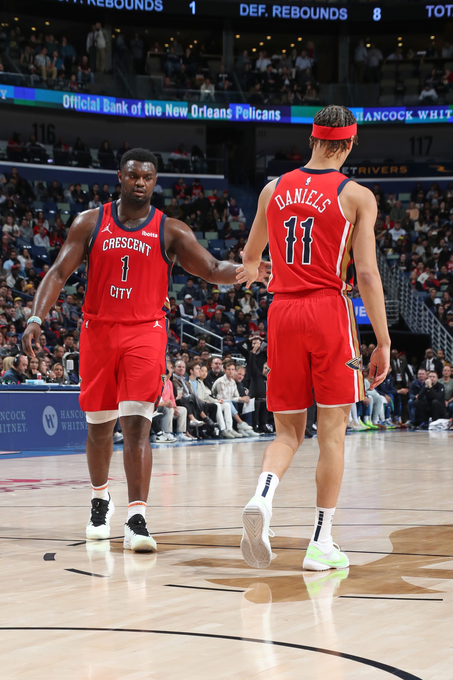 Zion Williamson and Dyson Daniels