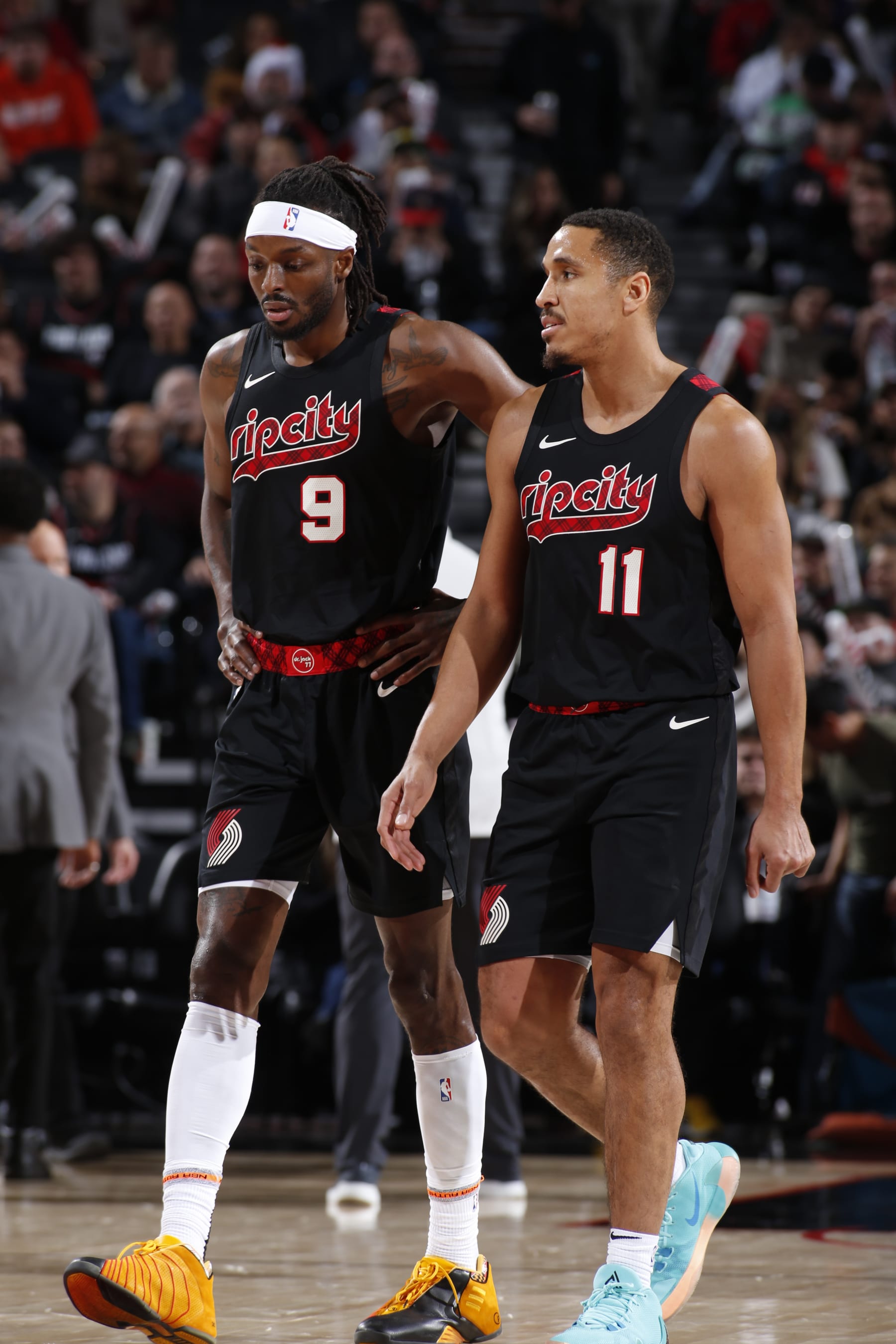Jerami Grant and Malcolm Brogdon Jerami Grant and Malcolm Brogdon