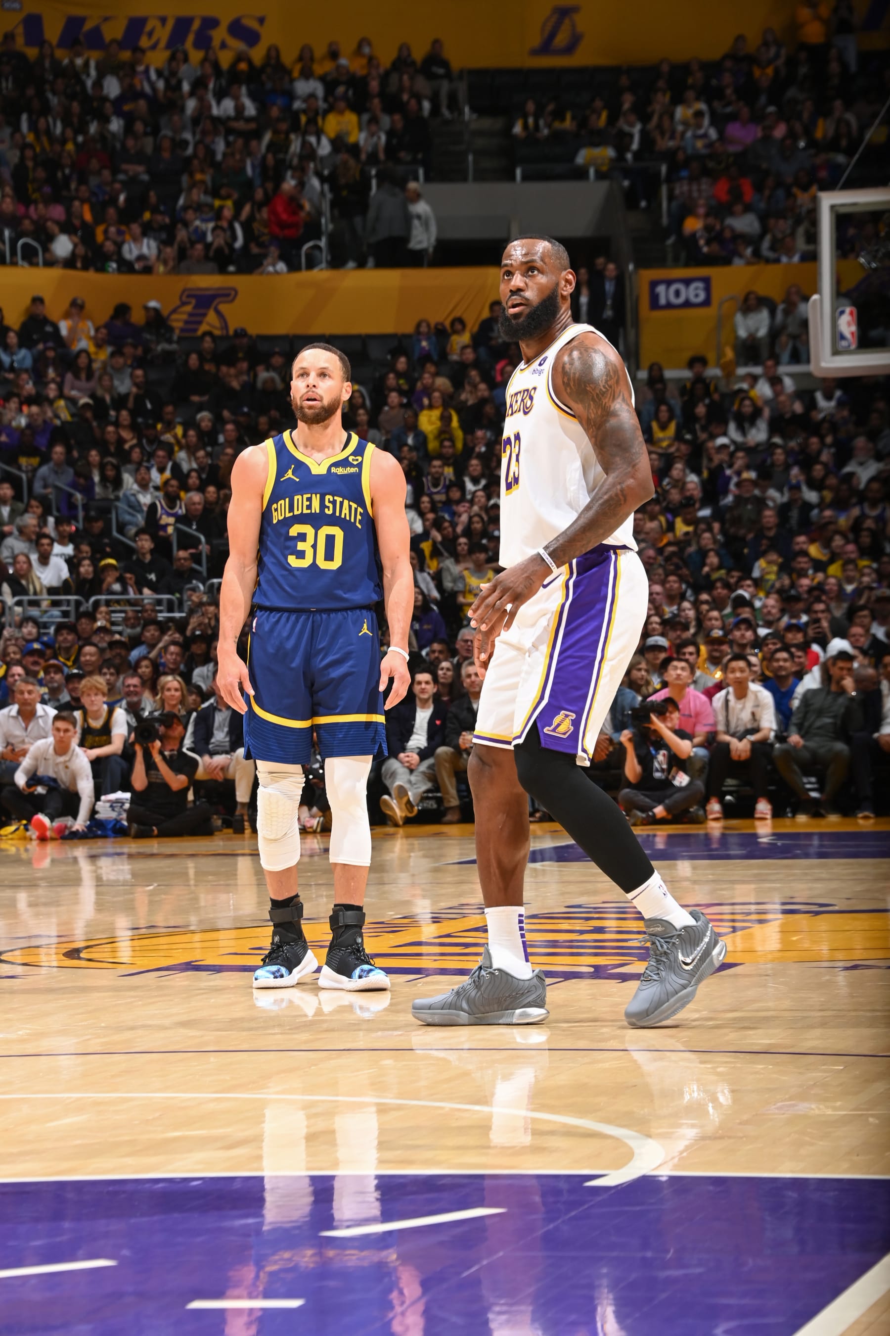 Stephen Curry and LeBron James