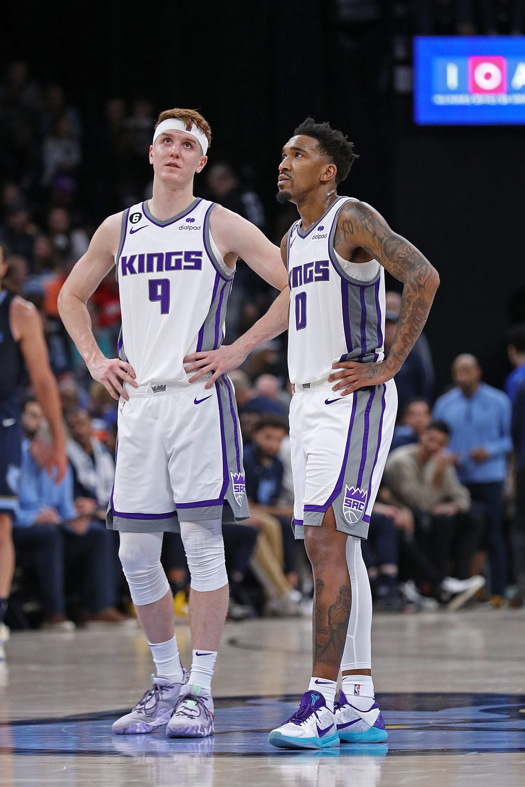 Kevin Huerter (left), Malik Monk (right). 