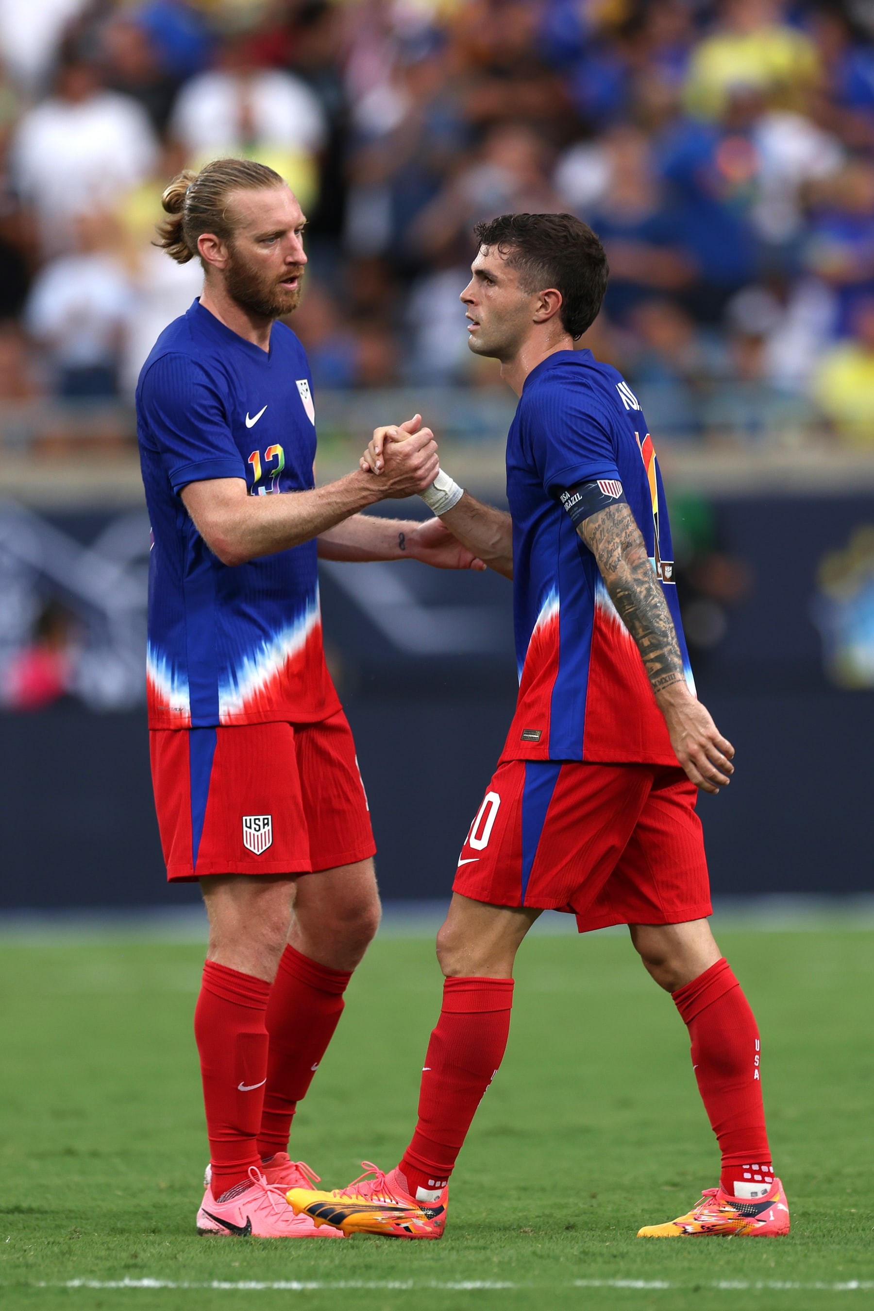 Tim Ream and Christian Pulisic.