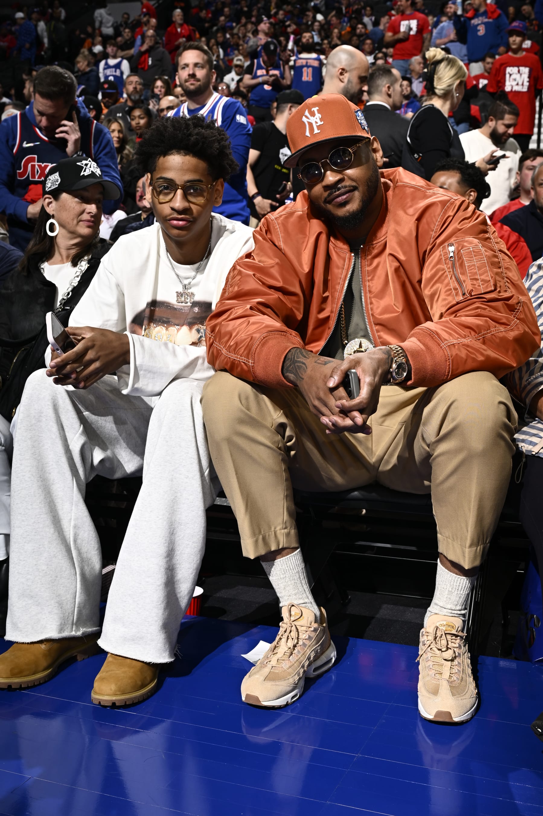 Carmelo Anthony's Son Kiyan Being Recruited to Syracuse by 5-Star Sadiq White Jr.