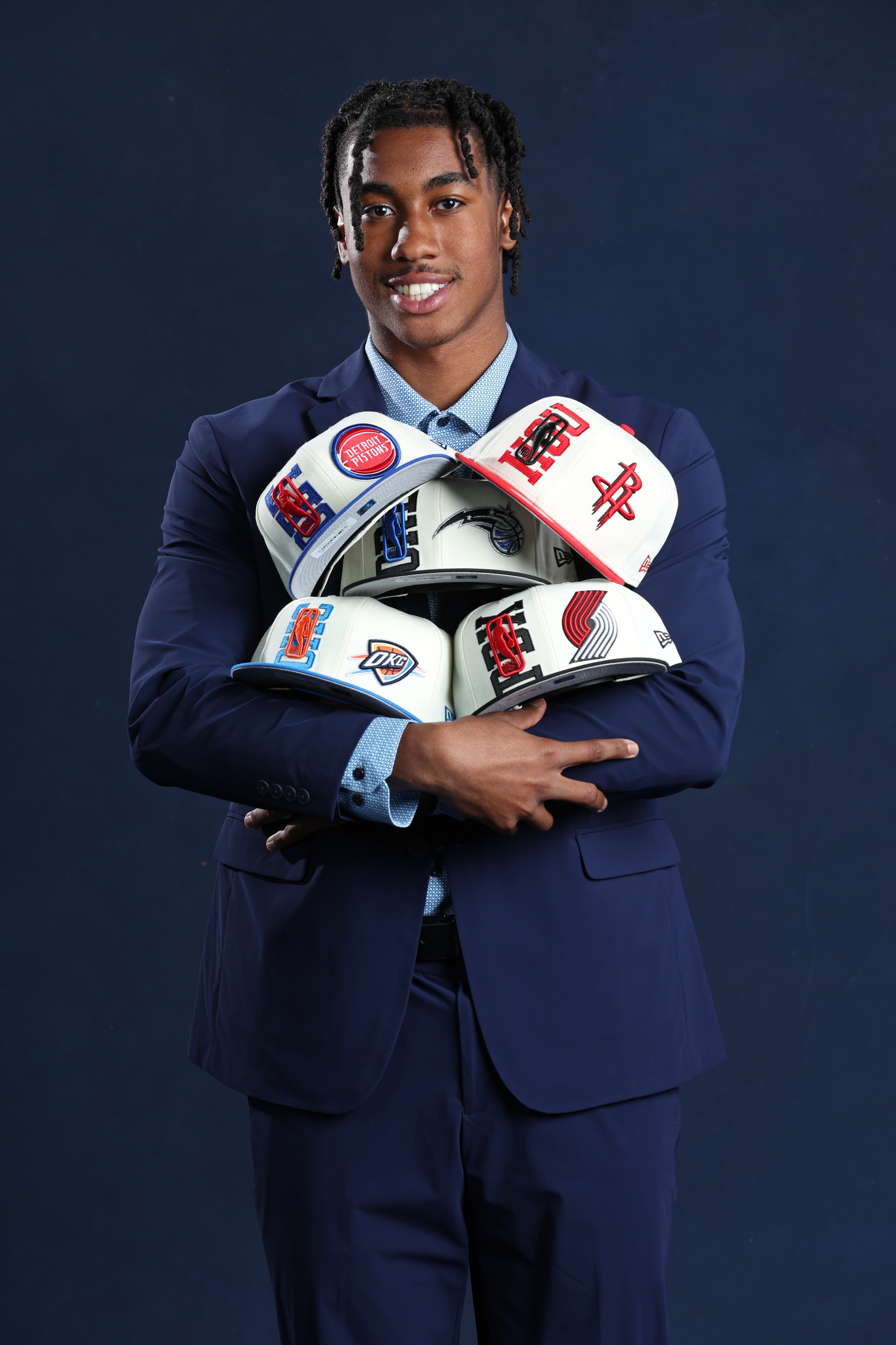 CHICAGO,IL - MAY 17: NBA Prospect, Jaden Ivey poses for a portrait during the 2022 NBA Draft Lottery at McCormick Place on May 17, 2022 in Chicago, Illinois. NOTE TO USER: User expressly acknowledges and agrees that, by downloading and or using this photograph, User is consenting to the terms and conditions of the Getty Images License Agreement. Mandatory Copyright Notice: Copyright 2022 NBAE (Photo by David Sherman/NBAE via Getty Images)