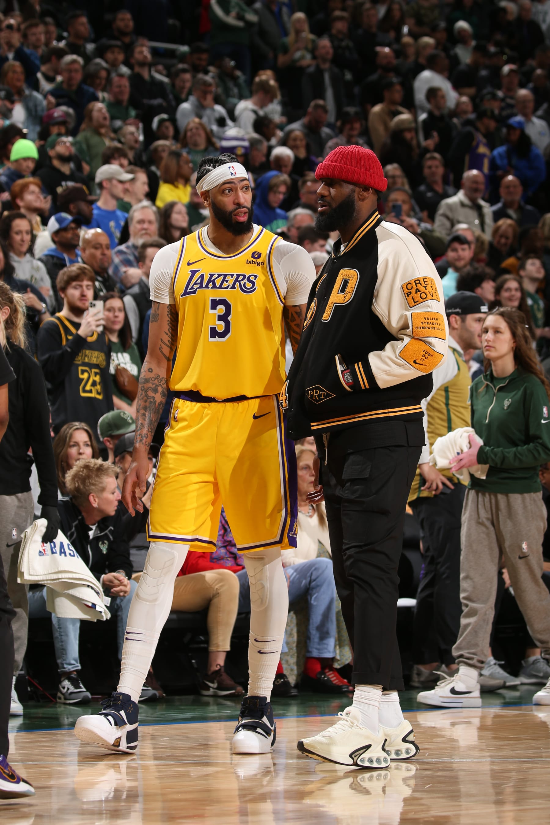 Anthony Davis and LeBron James