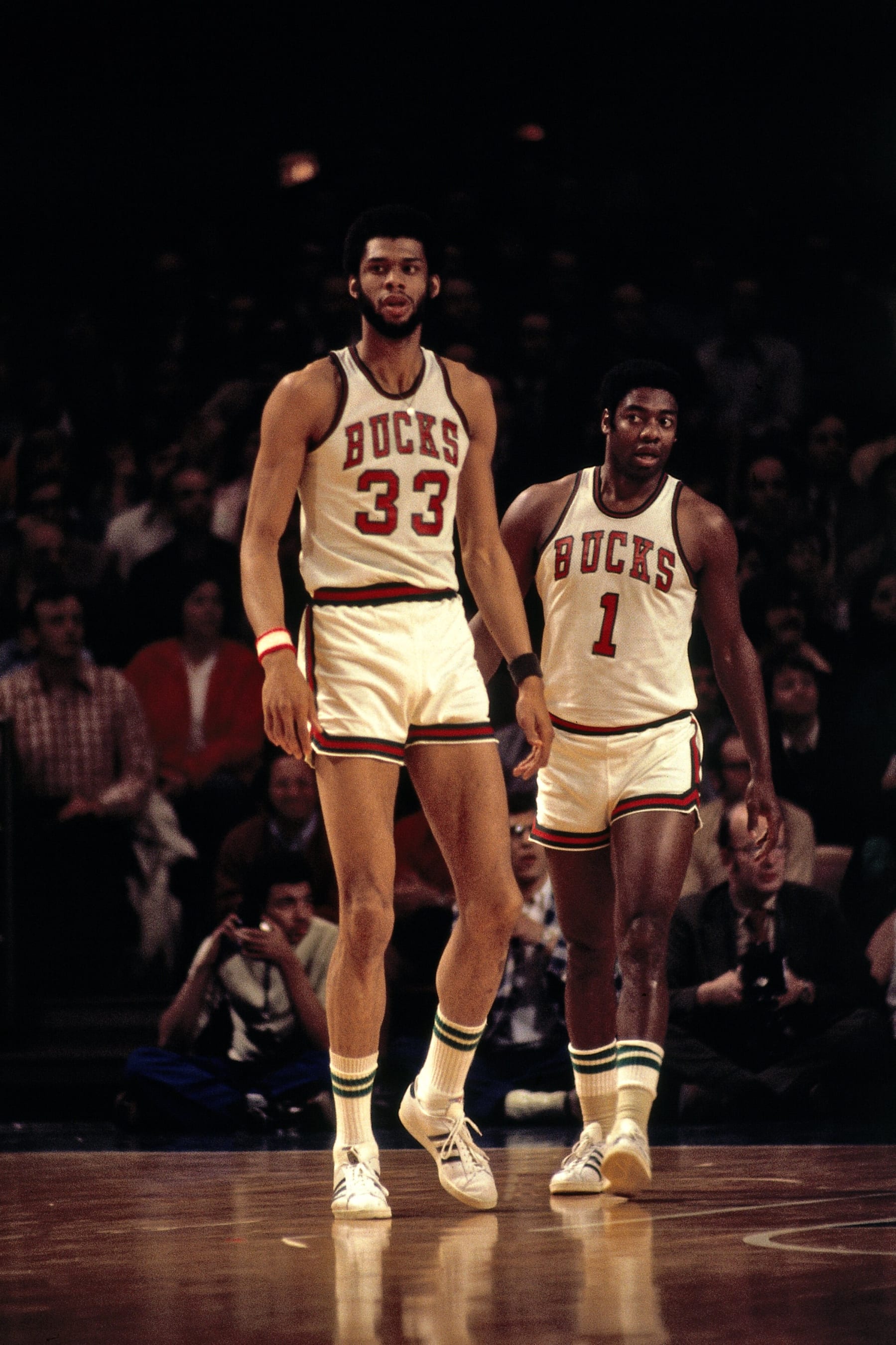 Kareem Abdul-Jabbar and Oscar Robertson