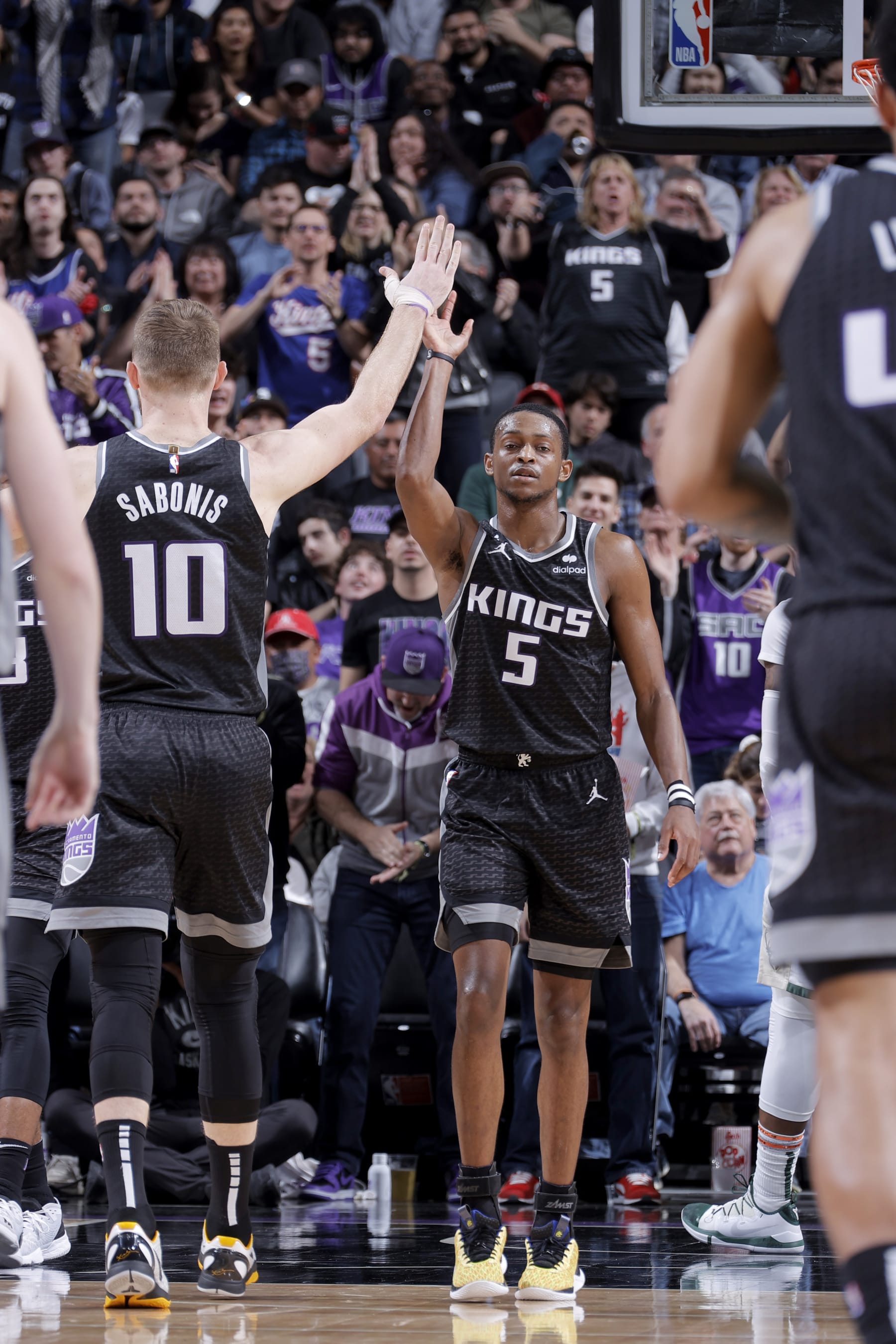 Domantas Sabonis and De'Aaron Fox