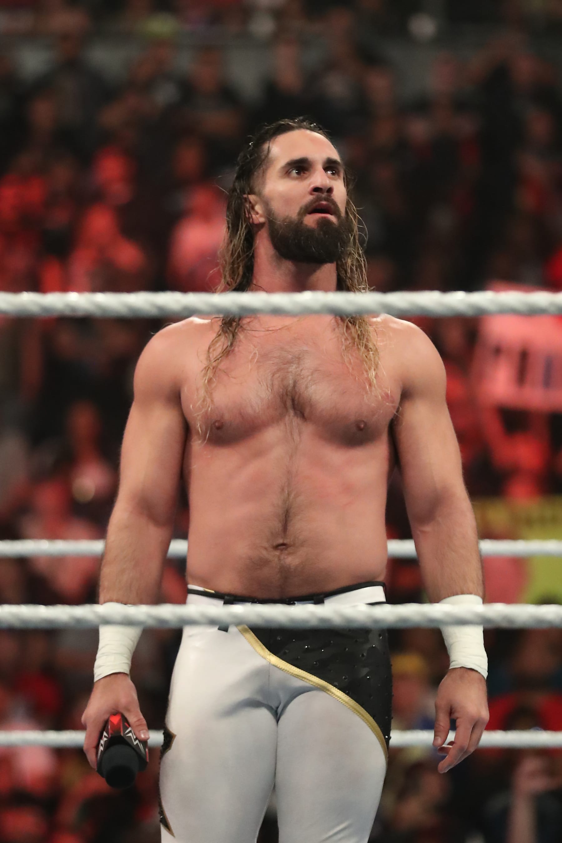 PHOENIX, ARIZONA - MARCH 27: Seth Rollins during WWE WrestleMania RAW at the Footprint Center on March 27, 2023 in Phoenix, Arizona, United States. (Photo by Alejandro Salazar/PX Images/Icon Sportswire via Getty Images)