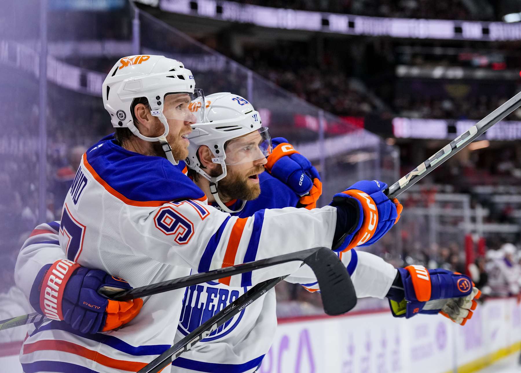 Connor McDavid and Leon Draisaitl.