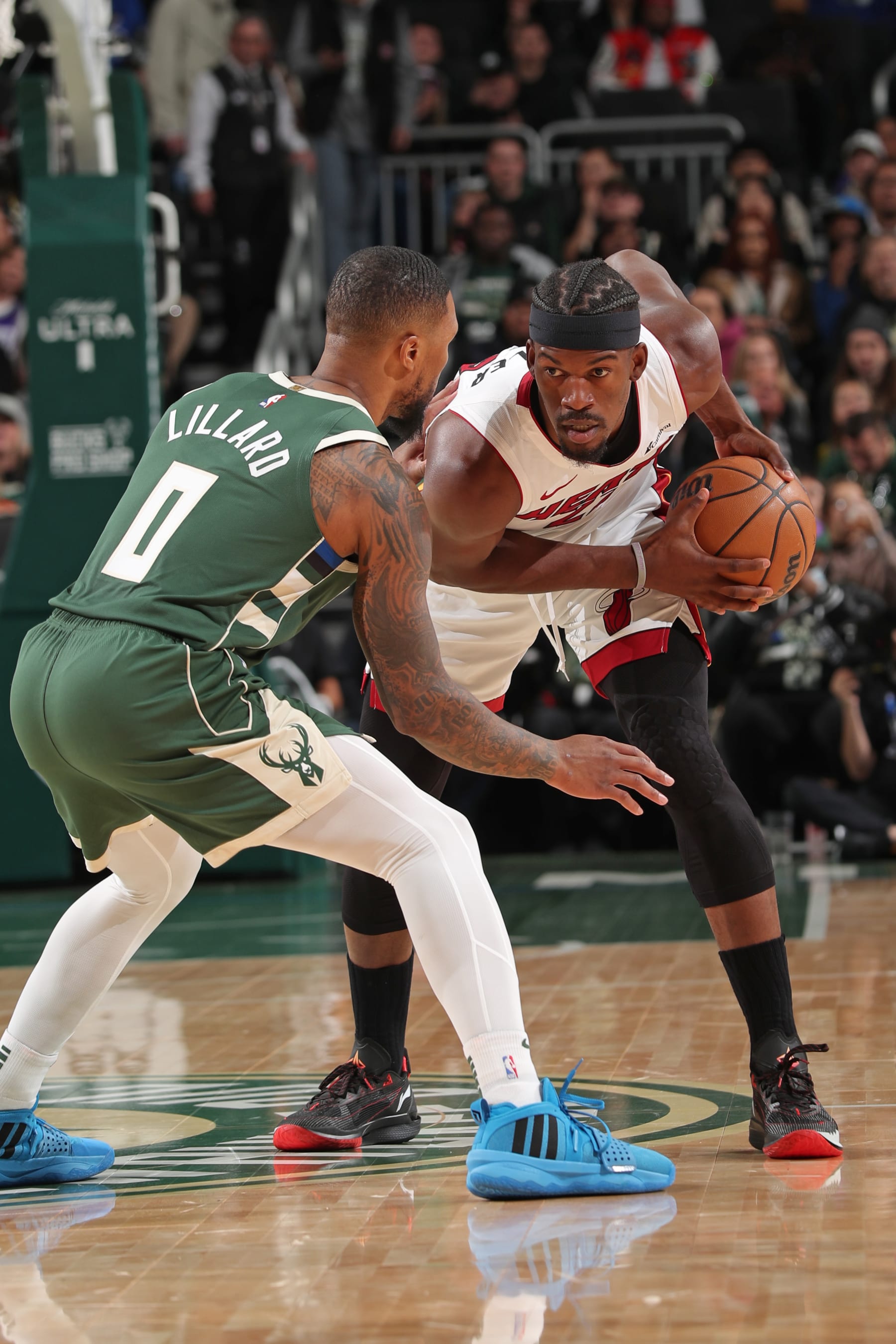 Damian Lillard and Jimmy Butler Damian Lillard and Jimmy Butler