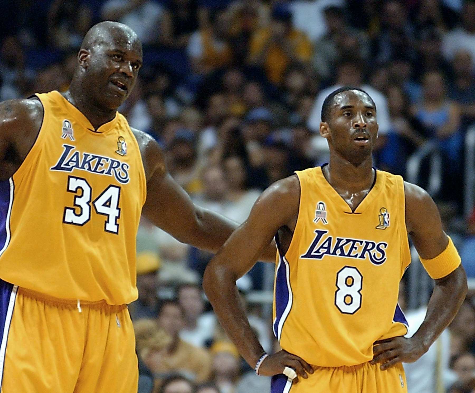 Shaquille O'Neal and Kobe Bryant