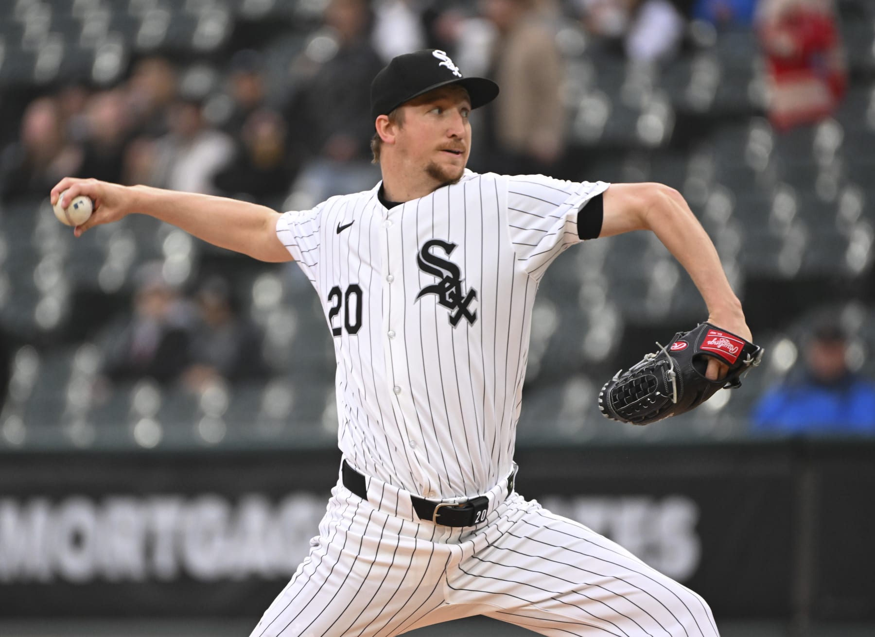 CHICAGO, ILLINOIS - MAY 14: Erick Fedde #20 of the Chicago White Sox throws a pitch during the first inning of game two of a doubleheader against the Washington Nationals at Guaranteed Rate Field on May 14, 2024 in Chicago, Illinois. (Photo by Nuccio DiNuzzo/Getty Images)