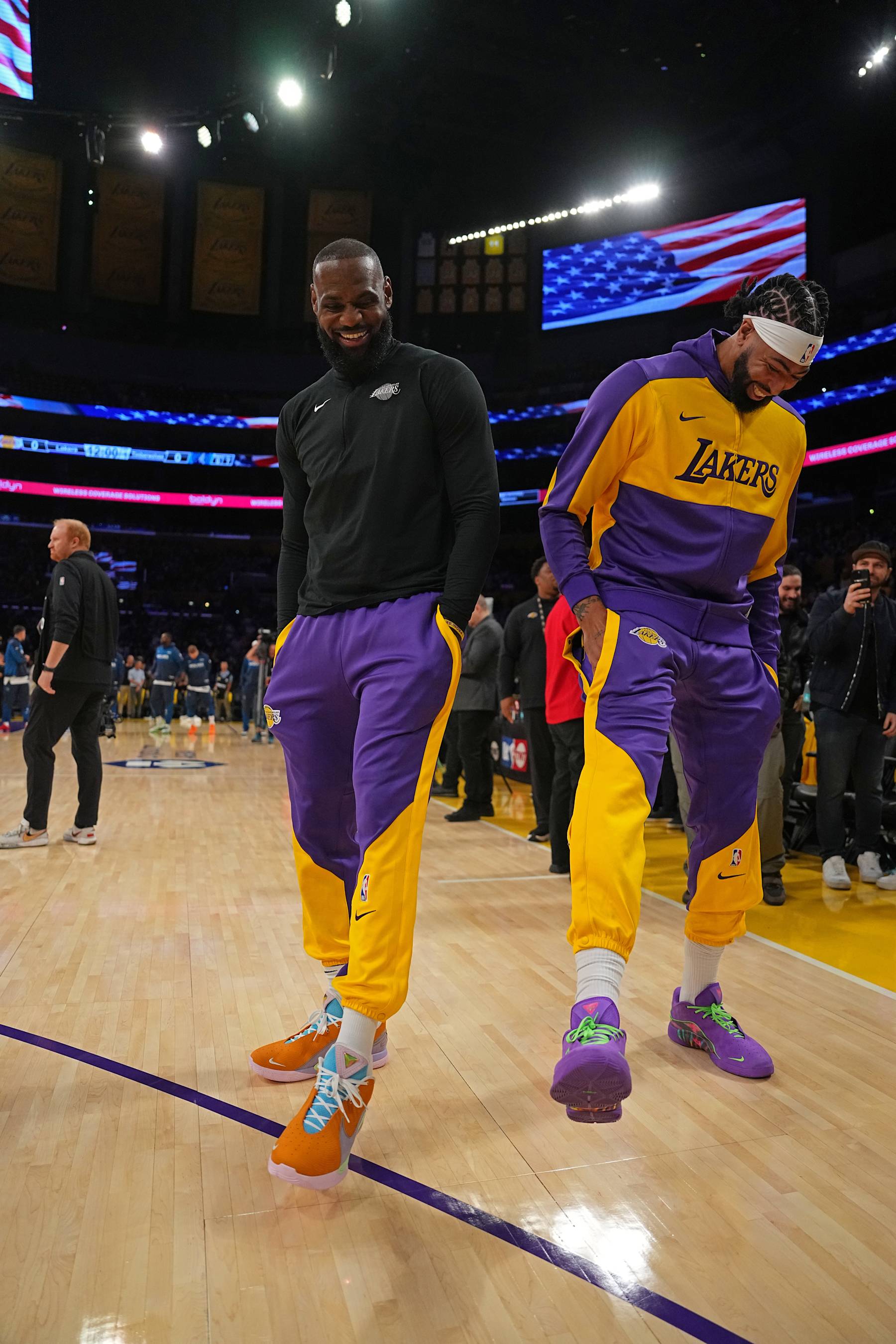 LeBron James and Anthony Davis