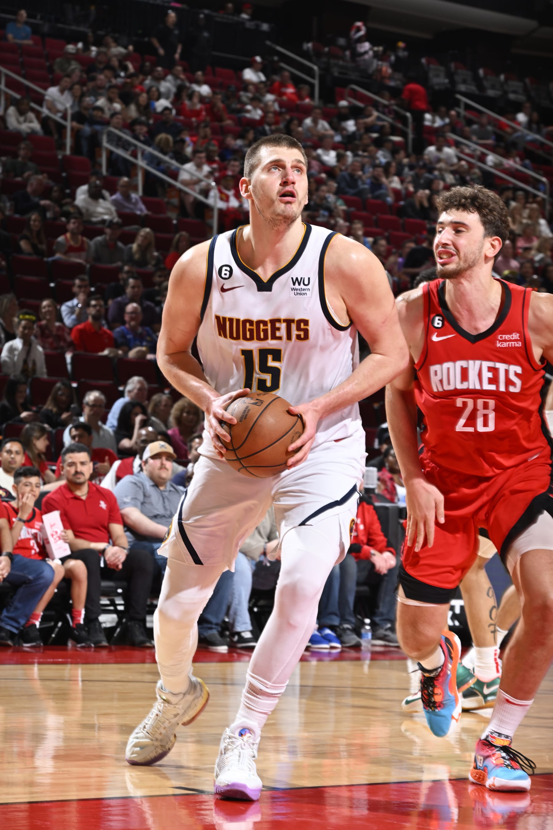 Nikola JokiÄ and Alperen Åengün