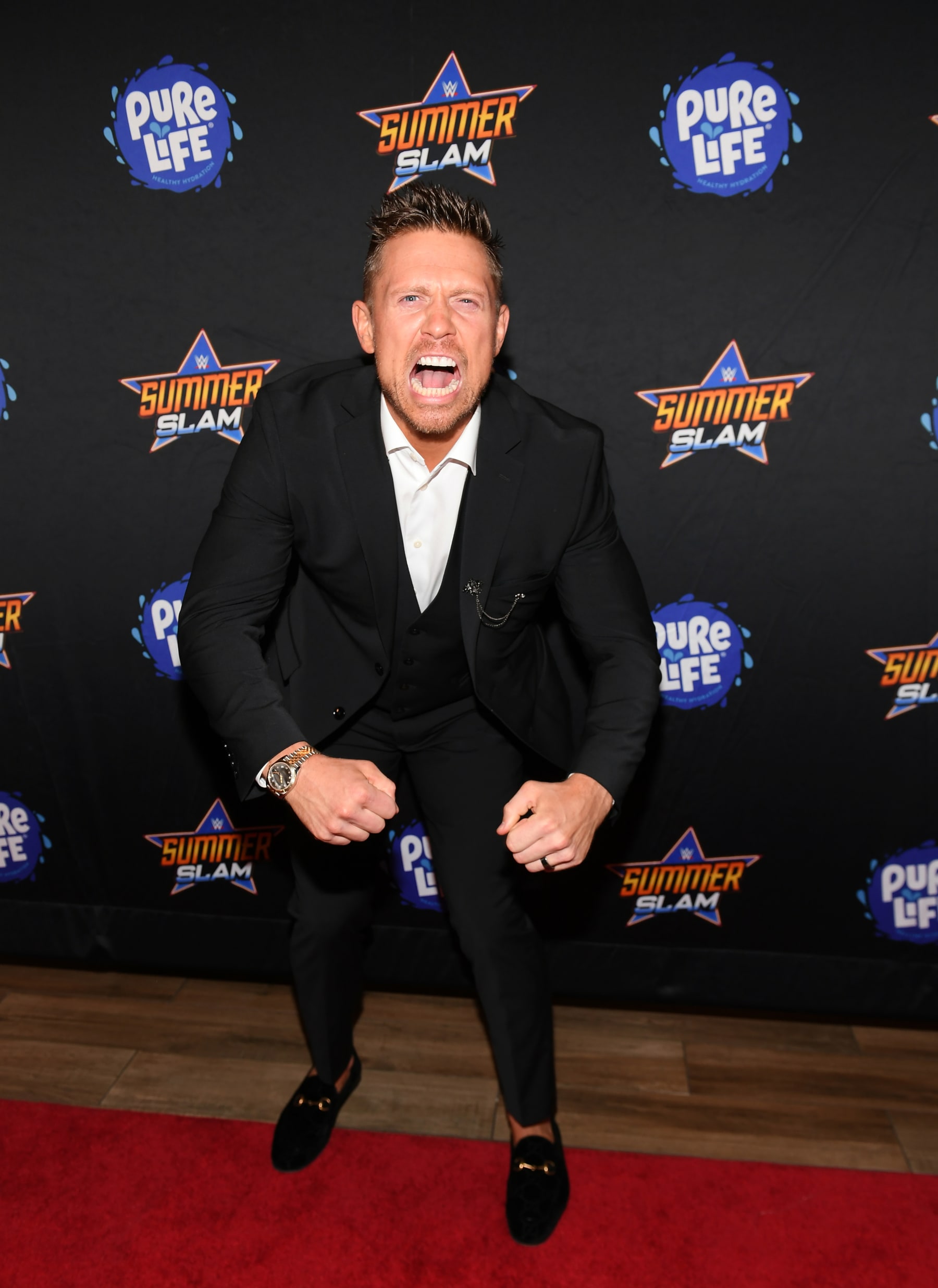 LAS VEGAS, NEVADA - AUGUST 21: Professional wrestler Mike "The Miz" Mizanin attends the WWE SummerSlam after party at Delano Las Vegas at Mandalay Bay Resort and Casino on August 21, 2021 in Las Vegas, Nevada. (Photo by Bryan Steffy/Getty Images for WWE SummerSlam After Party)