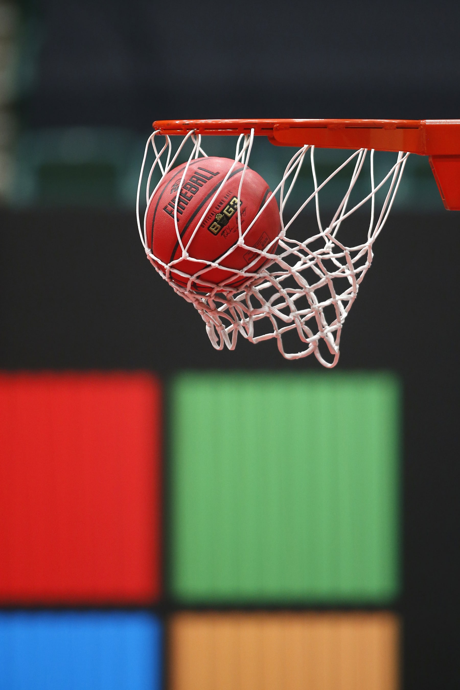 FRISCO, TEXAS - JULY 24: A general view of the basketball hoop during BIG3 Week Six at Comerica Center on July 24, 2022 in Frisco, Texas. (Photo by Tim Heitman/Getty Images)