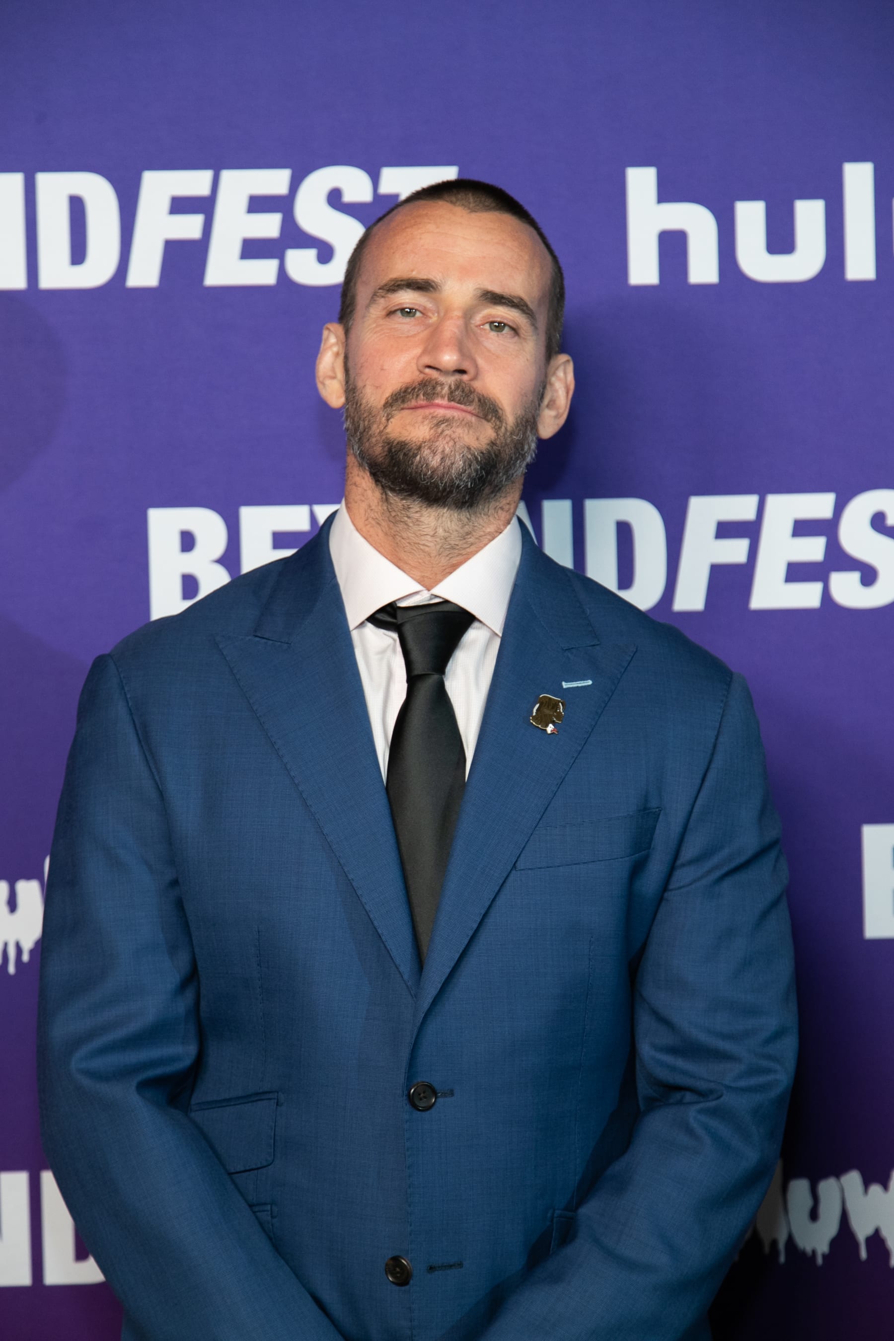 HOLLYWOOD, CALIFORNIA - OCTOBER 01: Phil "CM Punk" Brooks attends the Beyond Fest Premiere Of "Girl On The Third Floor"at the Egyptian Theatre on October 01, 2019 in Hollywood, California. (Photo by John Wolfsohn/Getty Images)