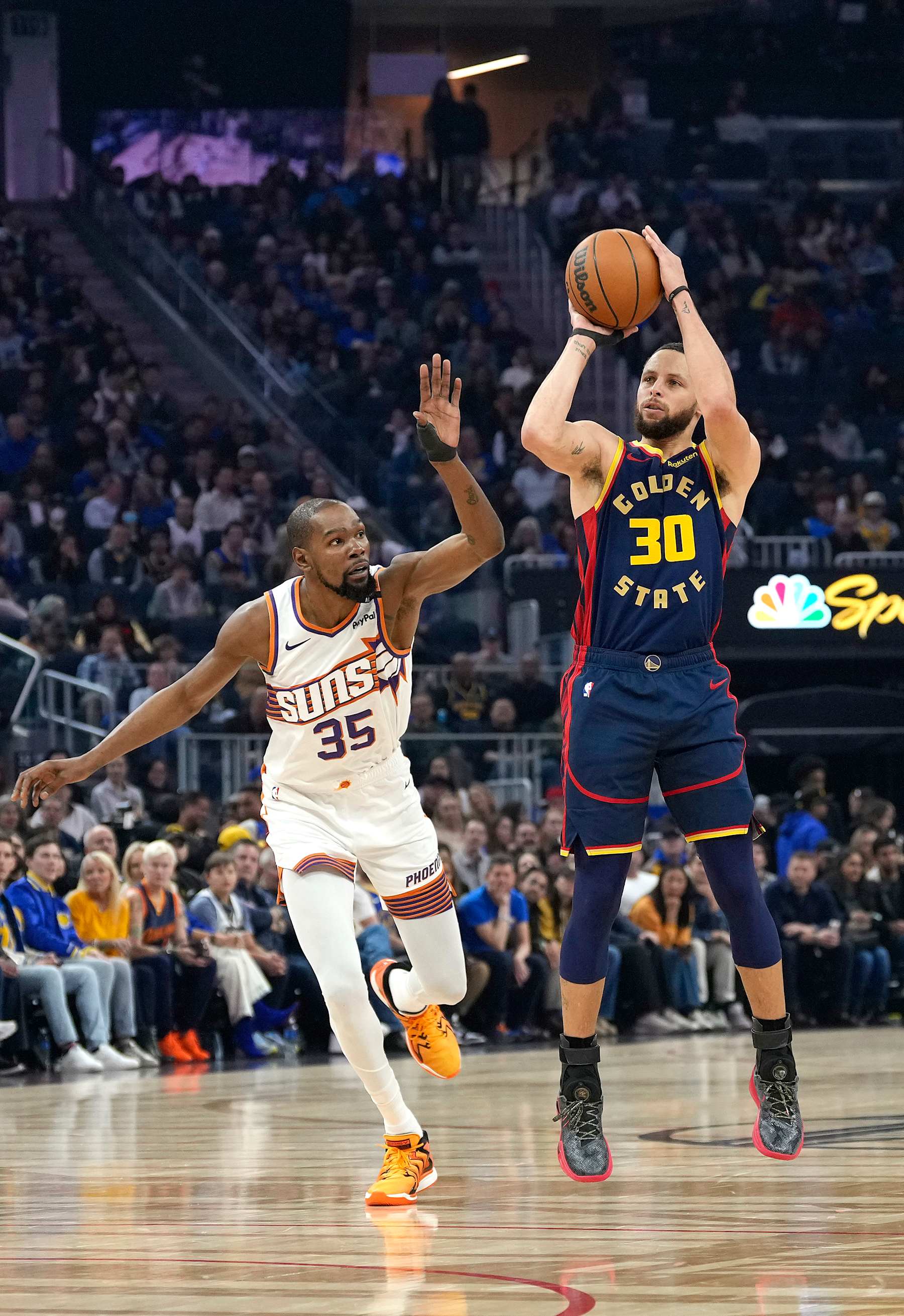 Kevin Durant and Stephen Curry