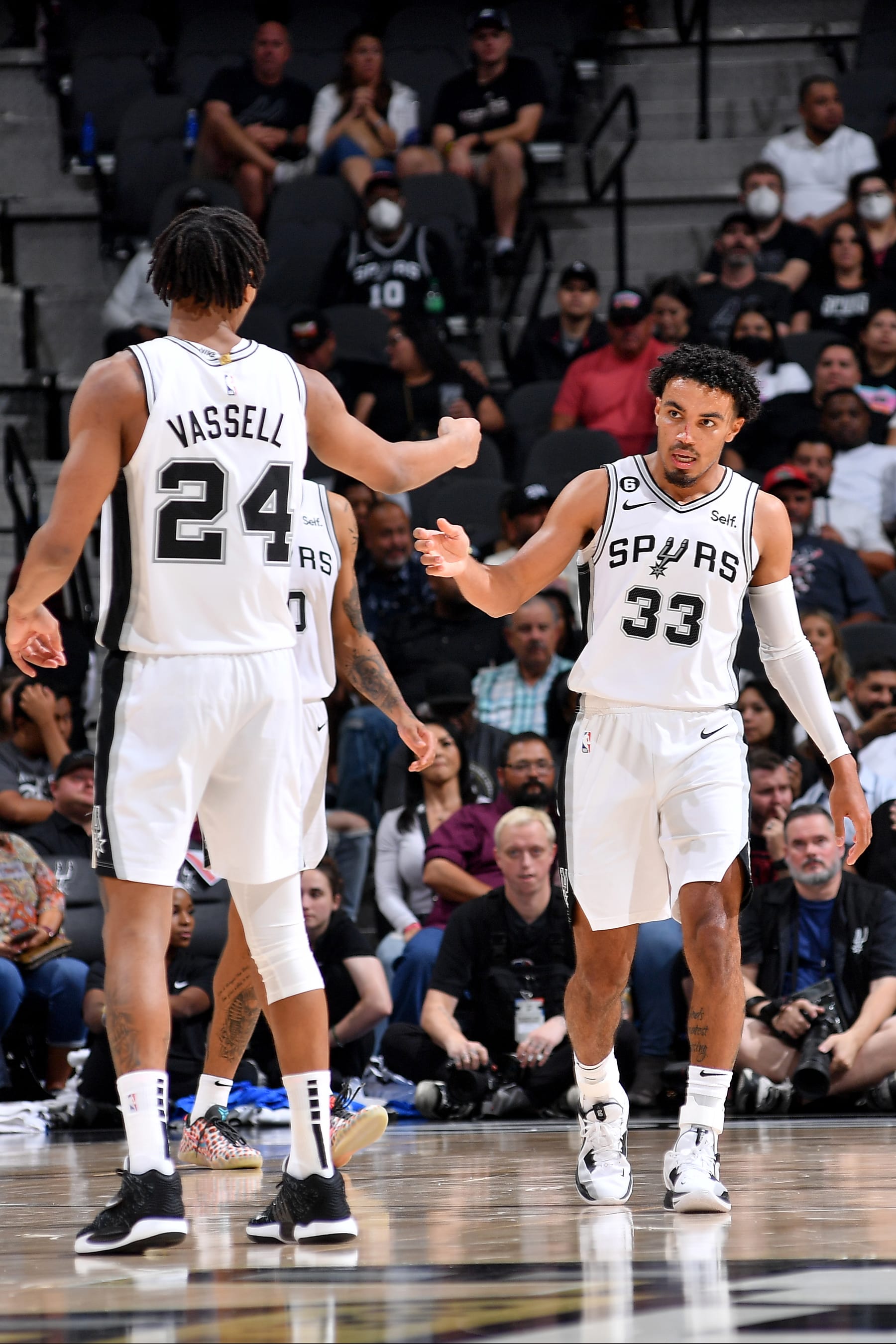 Devin Vassell and Tre Jones