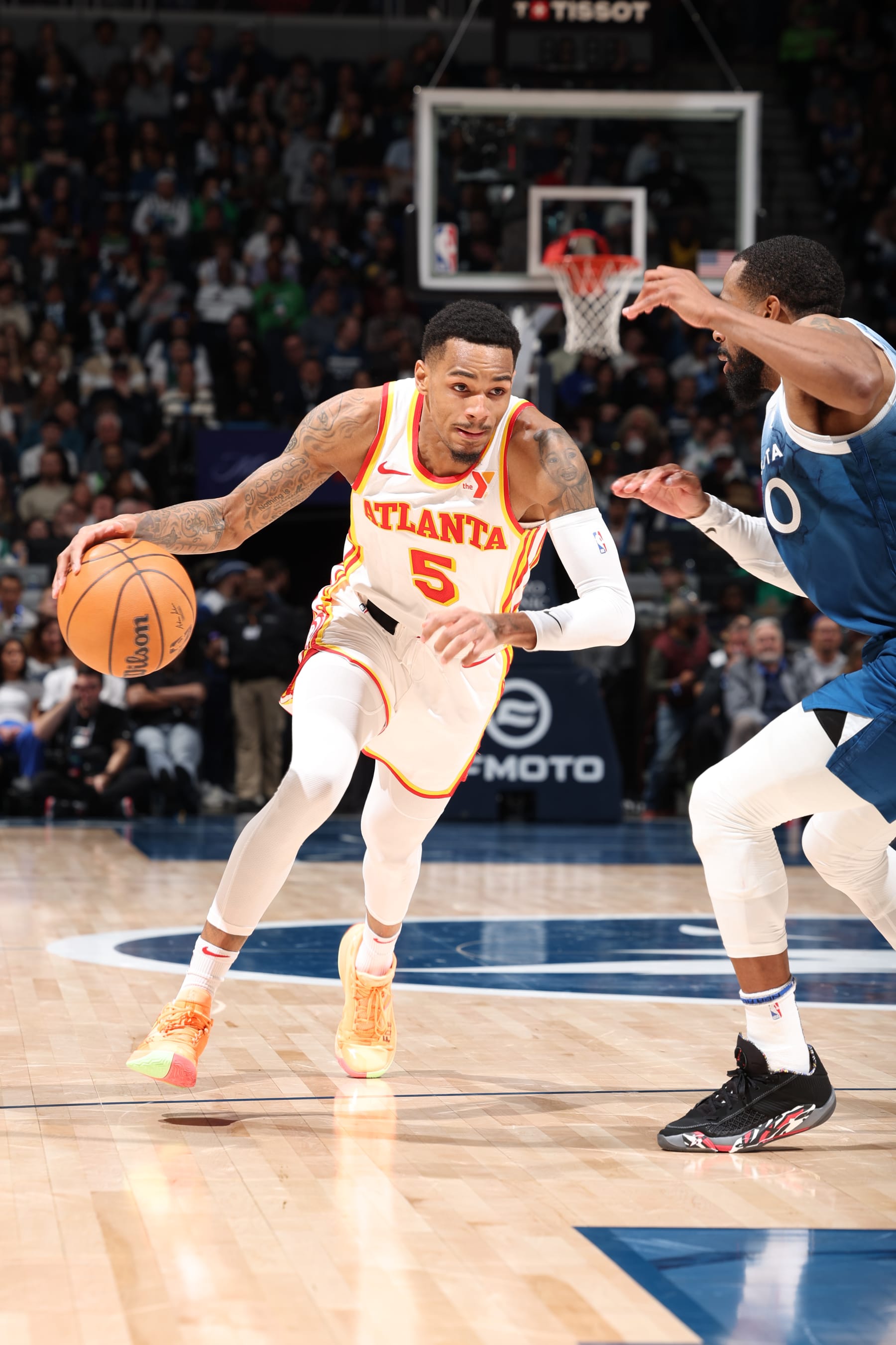 Dejounte Murray and Mike Conley