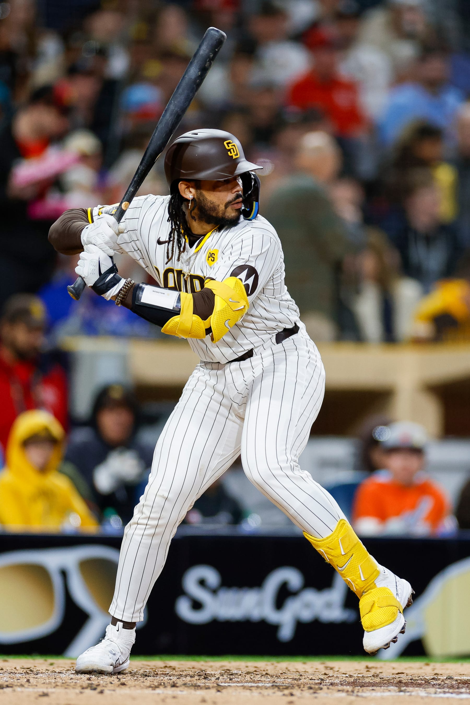 SAN DIEGO, CALIFORNIA - APRIL 1: Luis Campusano #12 of the San Diego Padres swings the bat during the third inning against the St. Louis Cardinals at PETCO Park on April 1, 2024 in San Diego, California. (Photo by Brandon Sloter/Getty Images) SAN DIEGO, CALIFORNIA - APRIL 1: Luis Campusano #12 of the San Diego Padres swings the bat during the third inning against the St. Louis Cardinals at PETCO Park on April 1, 2024 in San Diego, California. (Photo by Brandon Sloter/Getty Images)