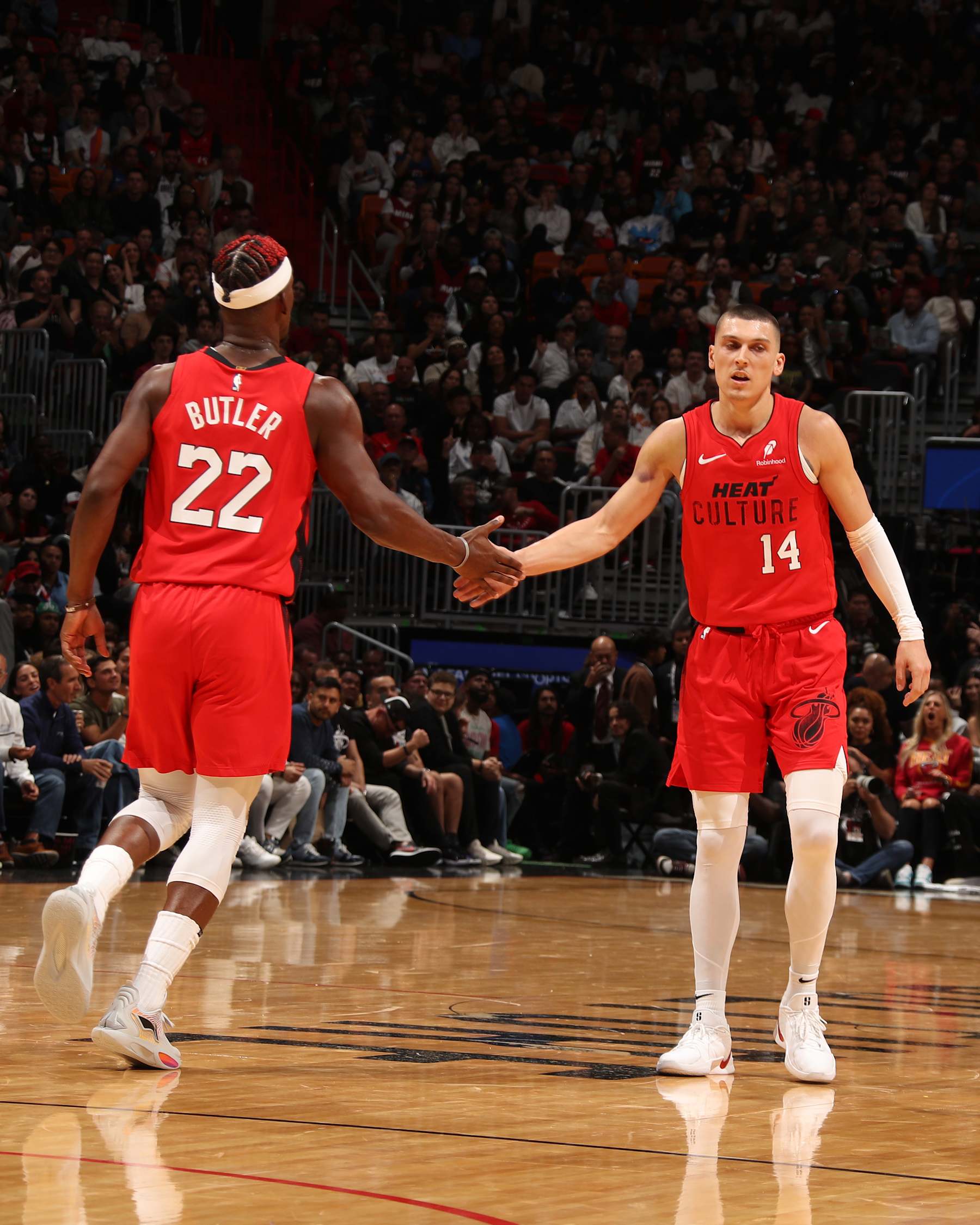 Jimmy Butler and Tyler Herro