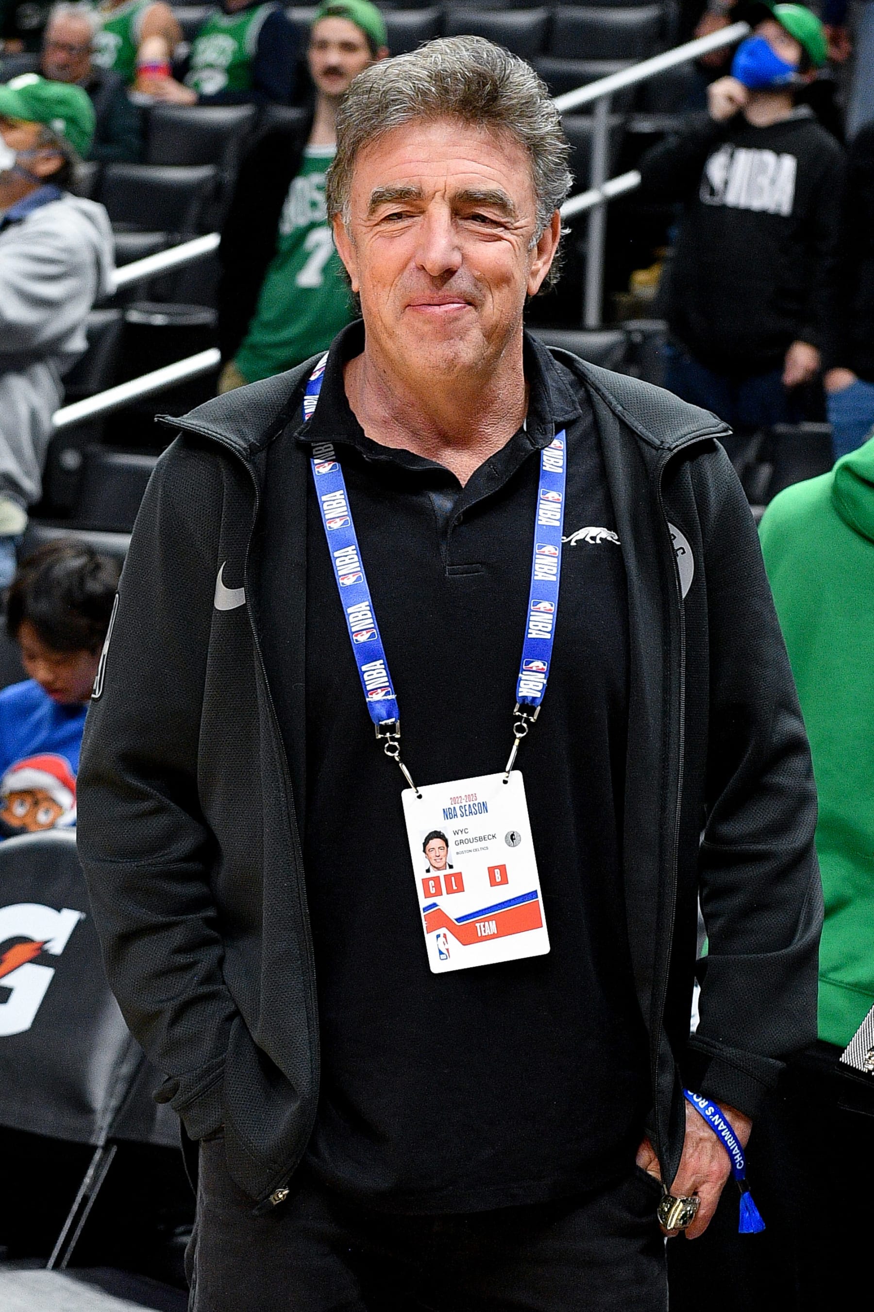 LOS ANGELES, CALIFORNIA - DECEMBER 12: Wyc Grousbeck attends a basketball game between the Los Angeles Clippers and the Boston Celtics at Crypto.com Arena on December 12, 2022 in Los Angeles, California. NOTE TO USER: User expressly acknowledges and agrees that, by downloading and or using this photograph, User is consenting to terms and conditions of the Getty Images License Agreement. (Photo by Allen Berezovsky/Getty Images)