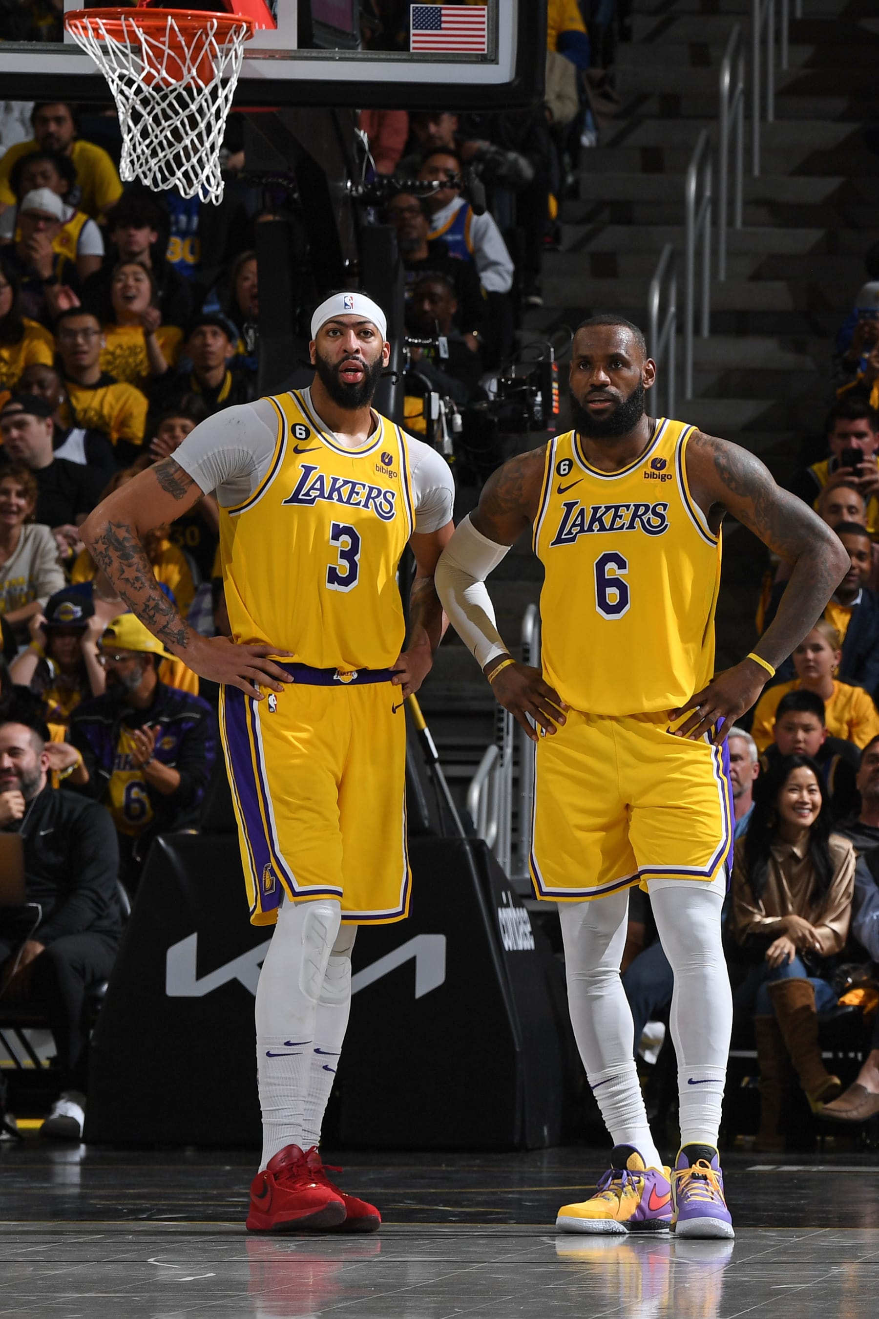 Anthony Davis and LeBron James