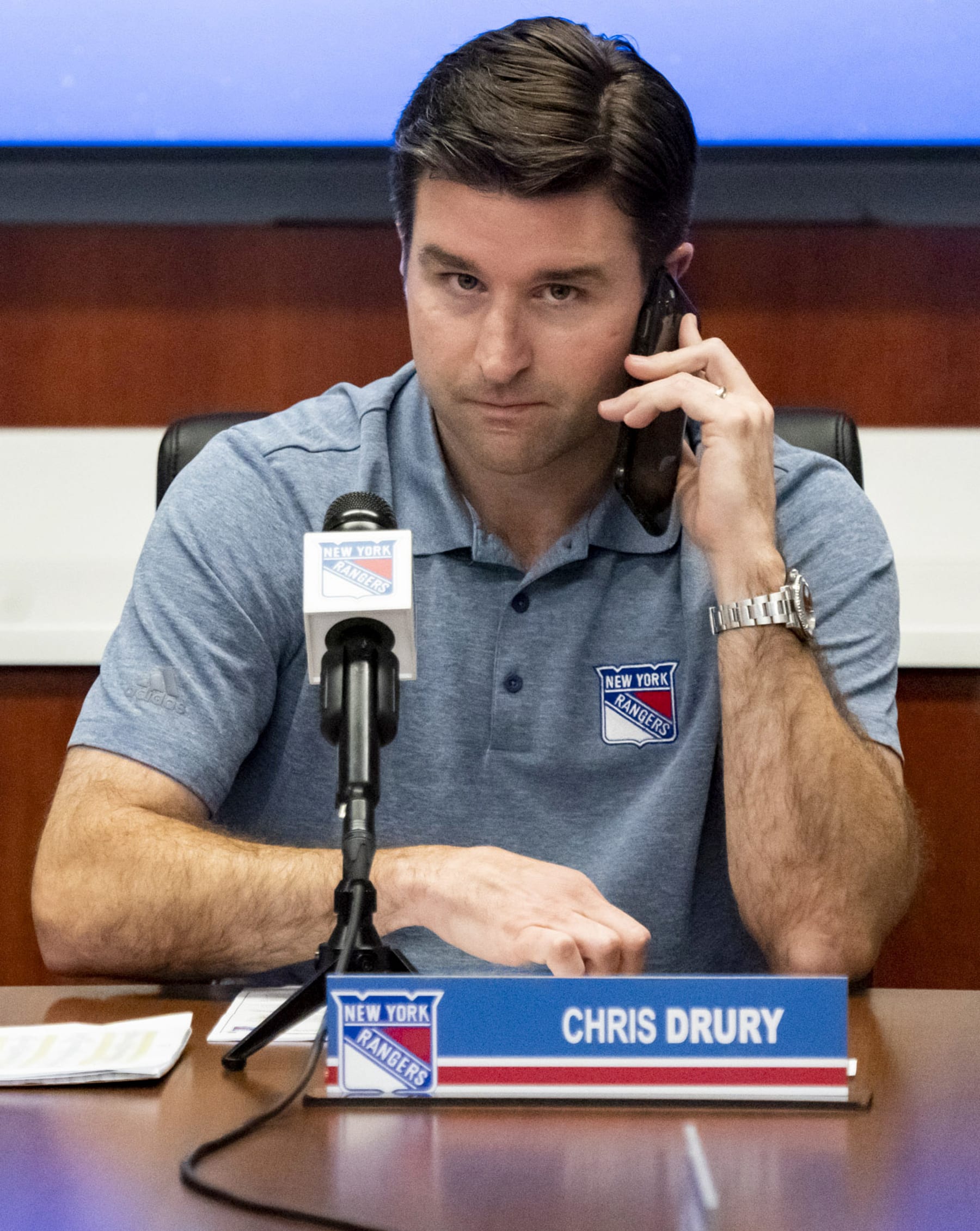Rangers general manager Chris Drury has been one of the few GMs to conduct business due to the flat salary cap.