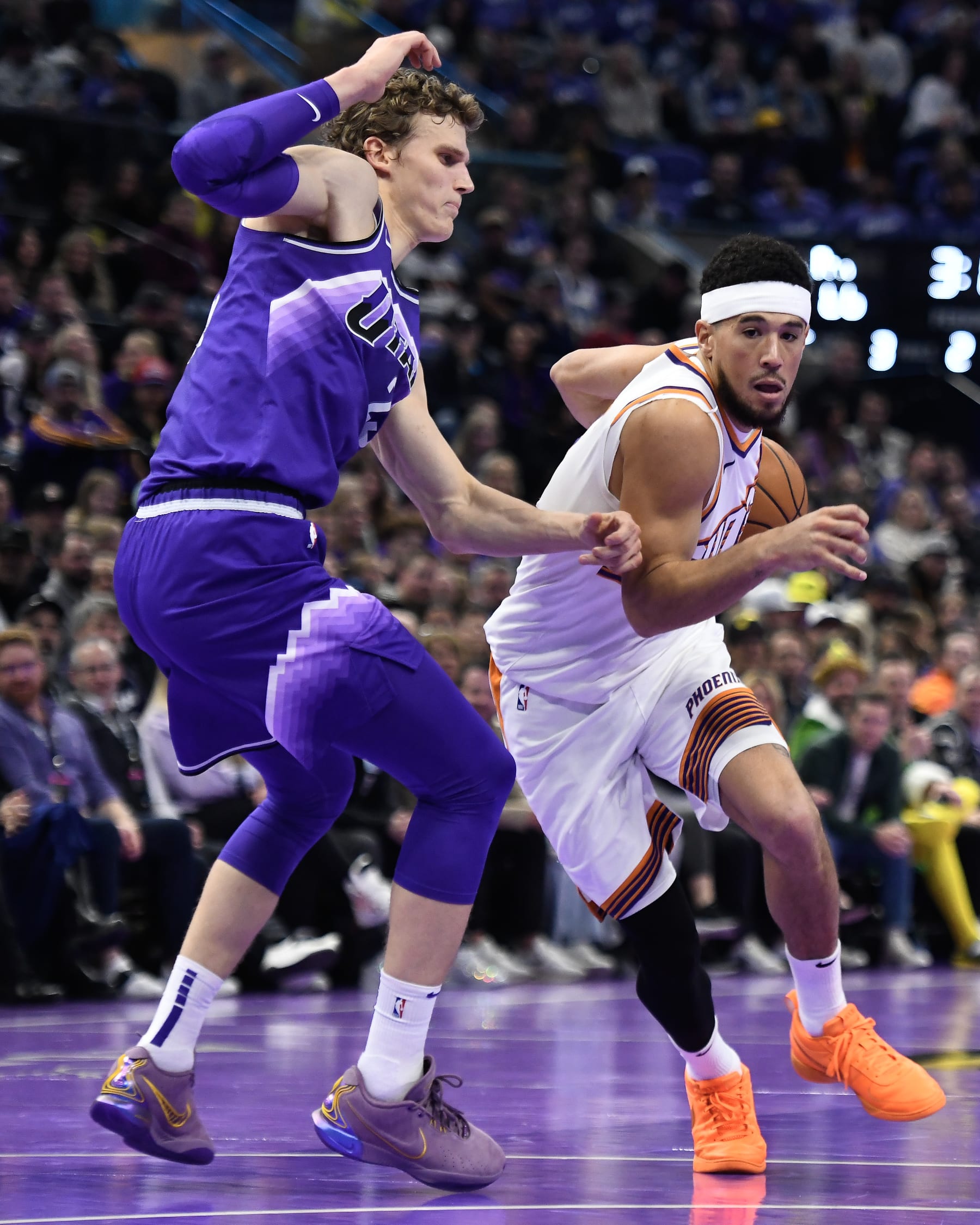 Lauri Markkanen and Devin Booker