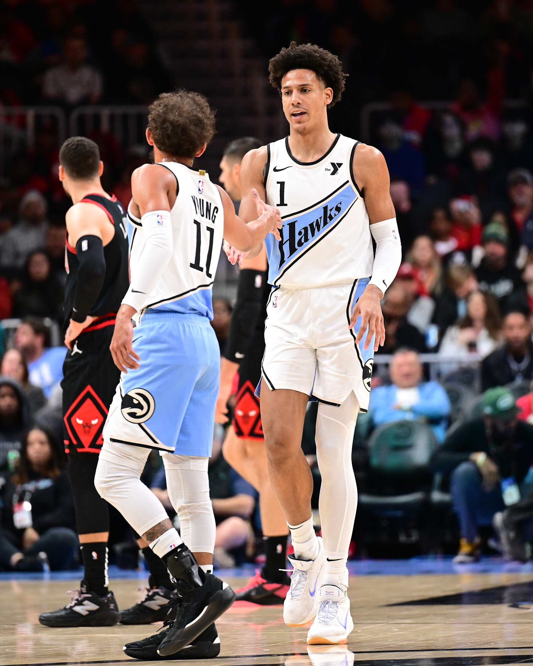 Trae Young and Jalen Johnson