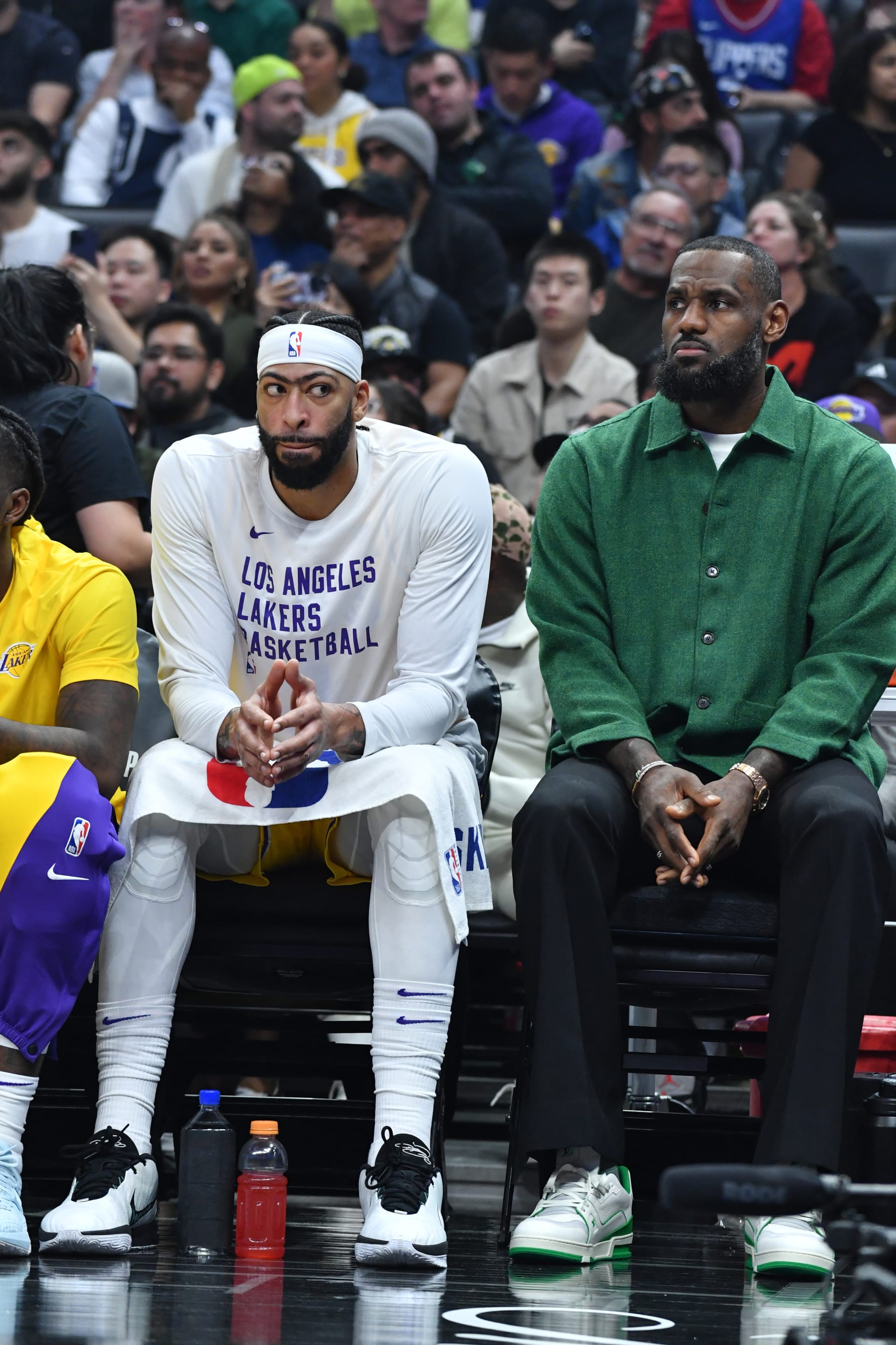 Anthony Davis and LeBron James