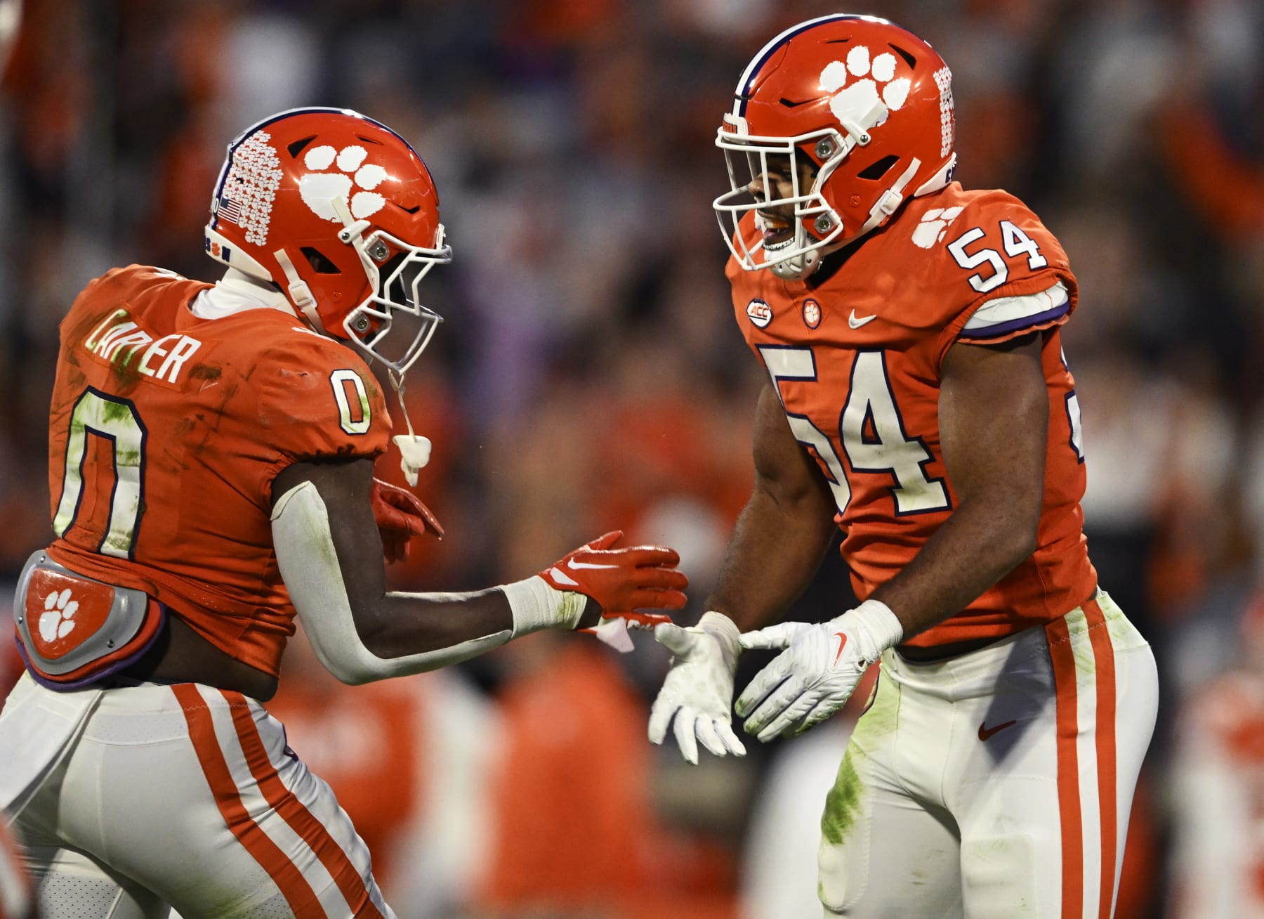 Barrett Carter and Jeremiah Trotter Jr.