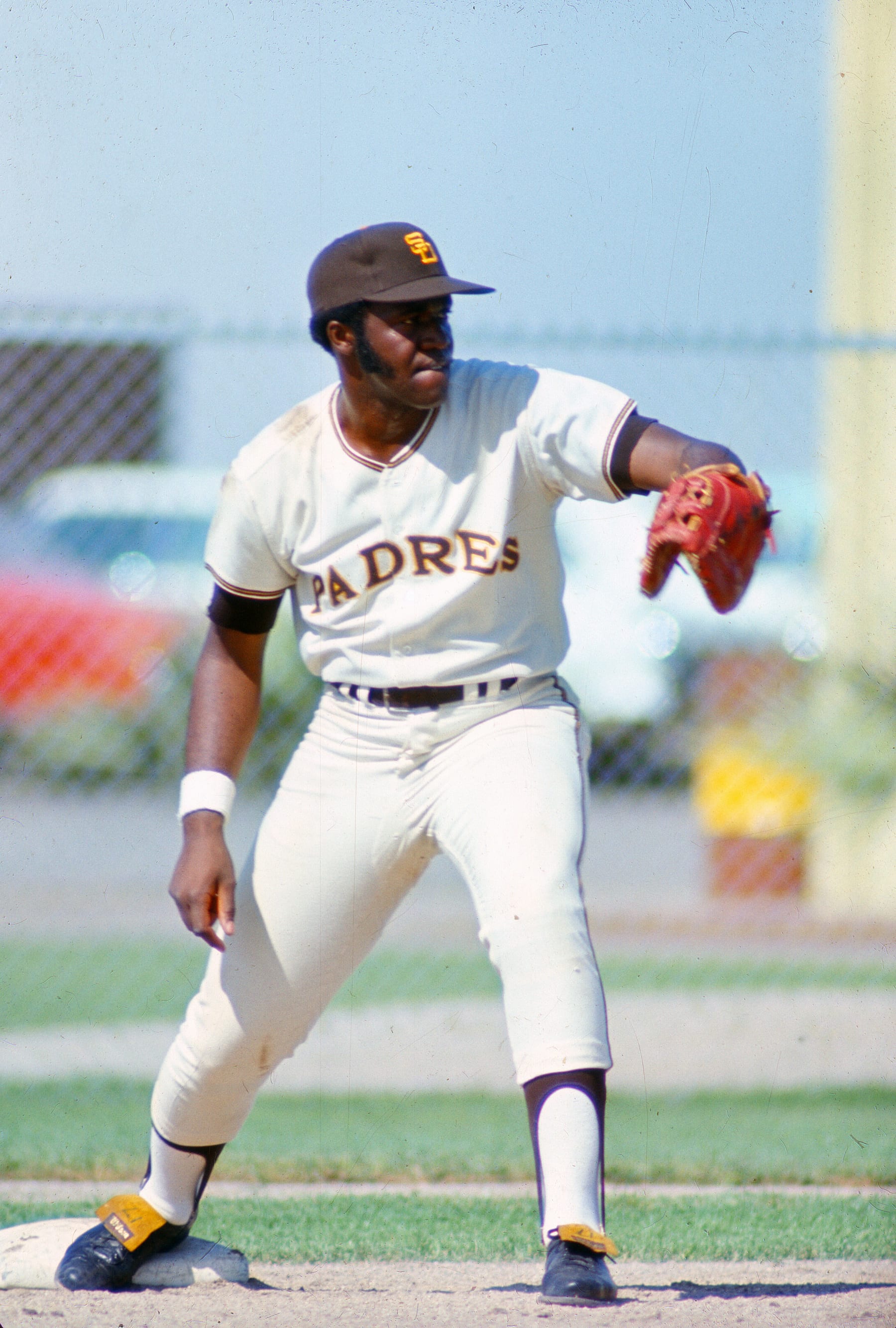 UNSPECIFIED - CIRCA 1969:  Nate Colbert #17 of the San Diego Padres in action during an Major League Baseball game circa 1969. Colbert played for the Padres from 1969-74. (Photo by Focus on Sport/Getty Images) 