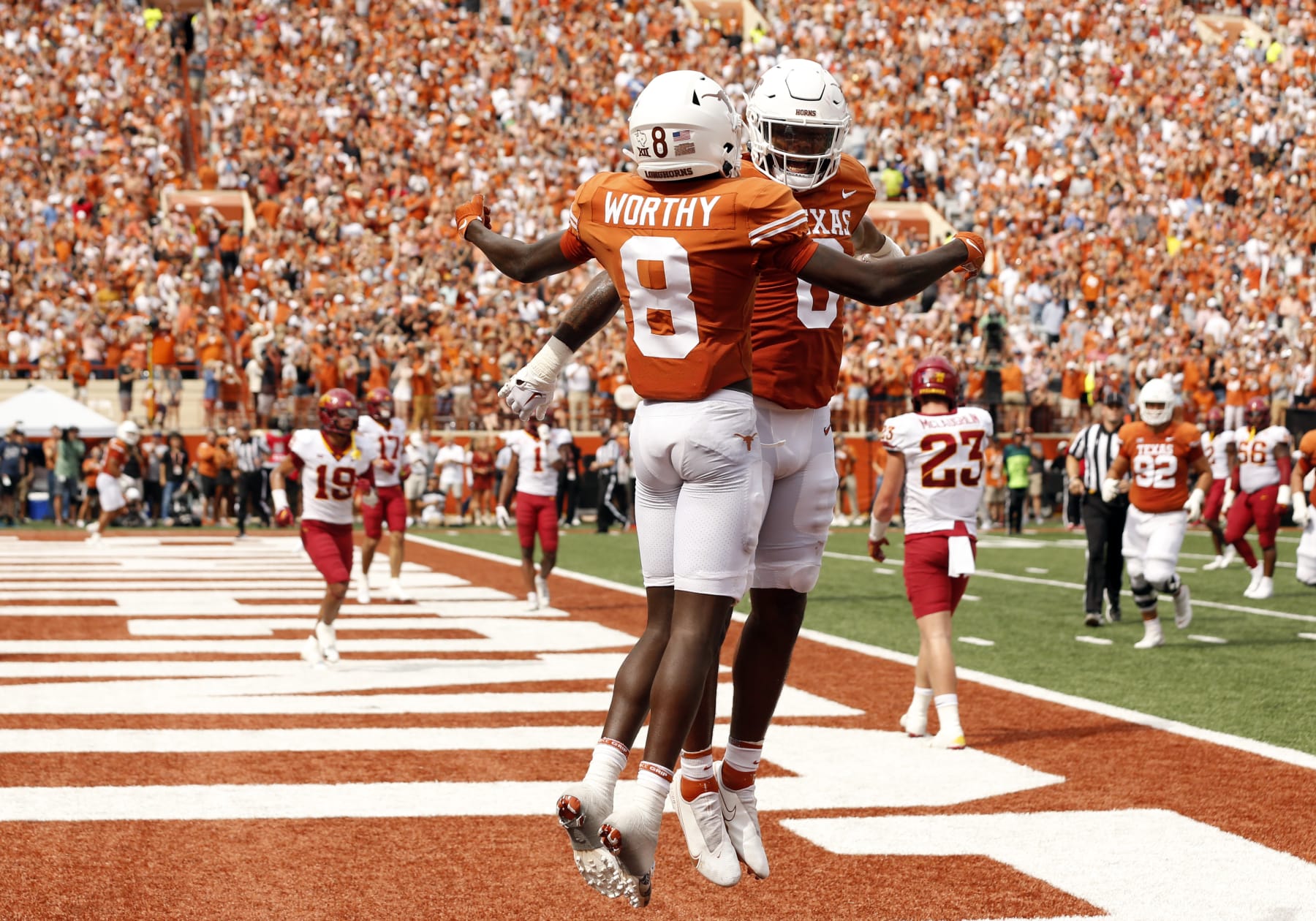 Xavier Worthy and Ja'Tavion Sanders