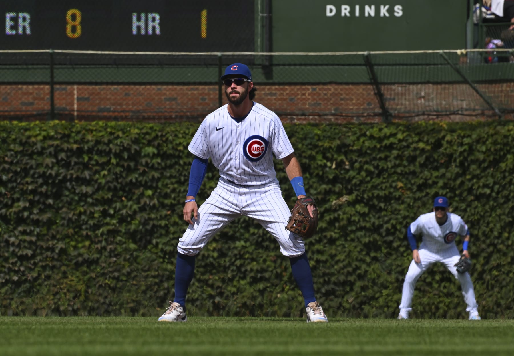CHICAGO, ILLINOIS - SEPTEMBER 24: Dansby Swanson #7 of the Chicago Cubs plays during a game against the Colorado Rockies  at Wrigley Field on September 24, 2023 in Chicago, Illinois. (Photo by Nuccio DiNuzzo/Getty Images)