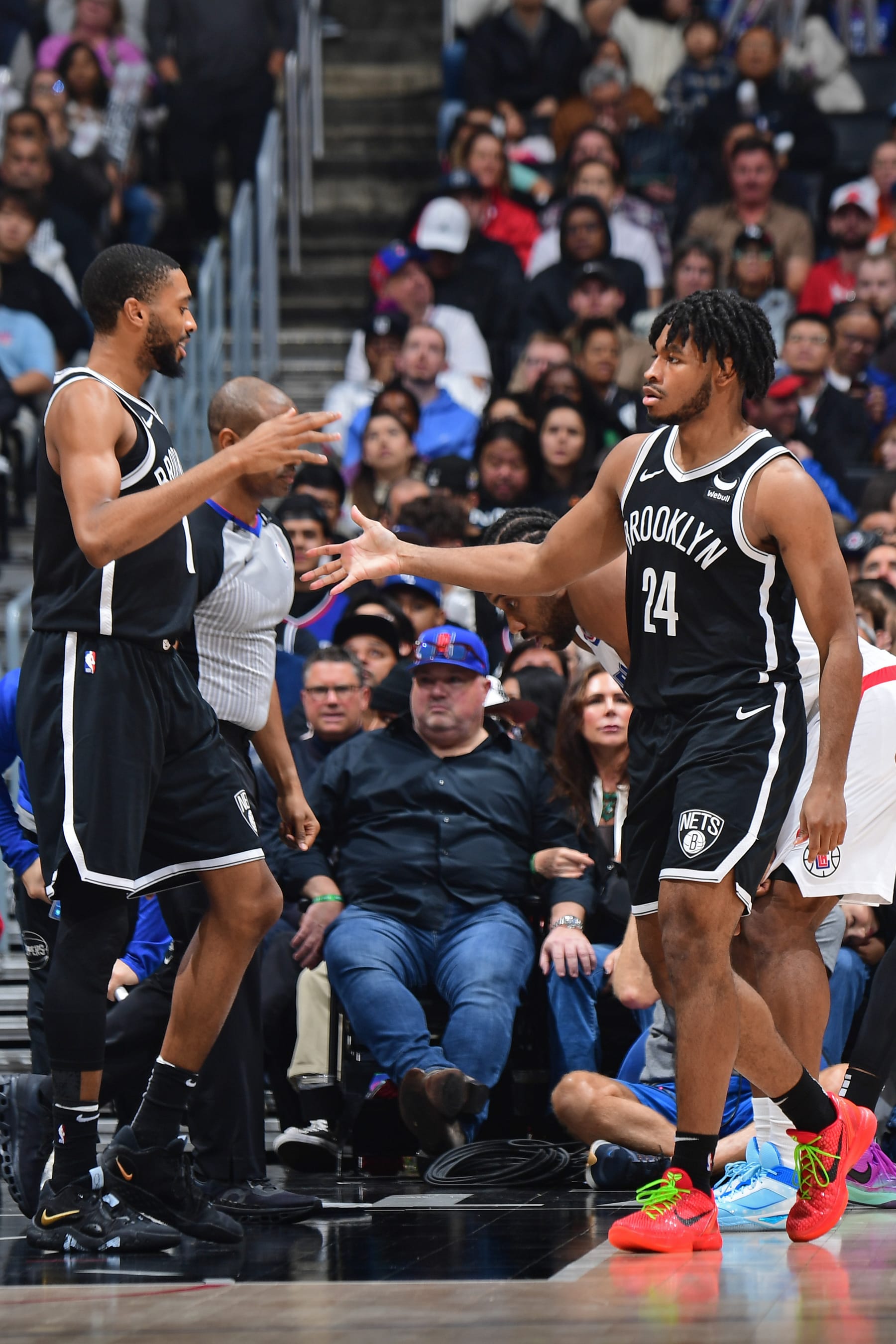 Mikal Bridges and Cam Thomas Mikal Bridges and Cam Thomas
