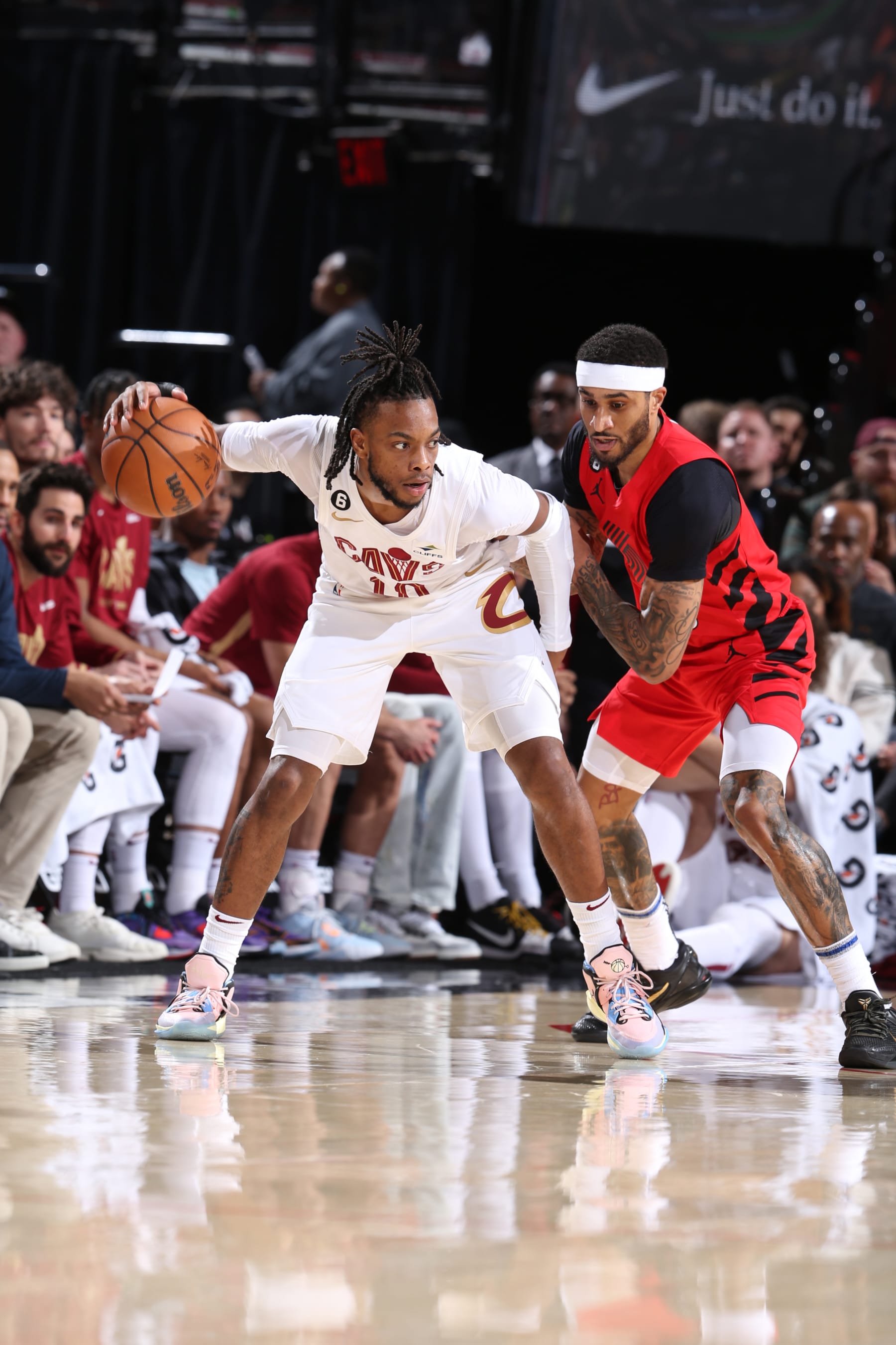 Darius Garland and Gary Payton II