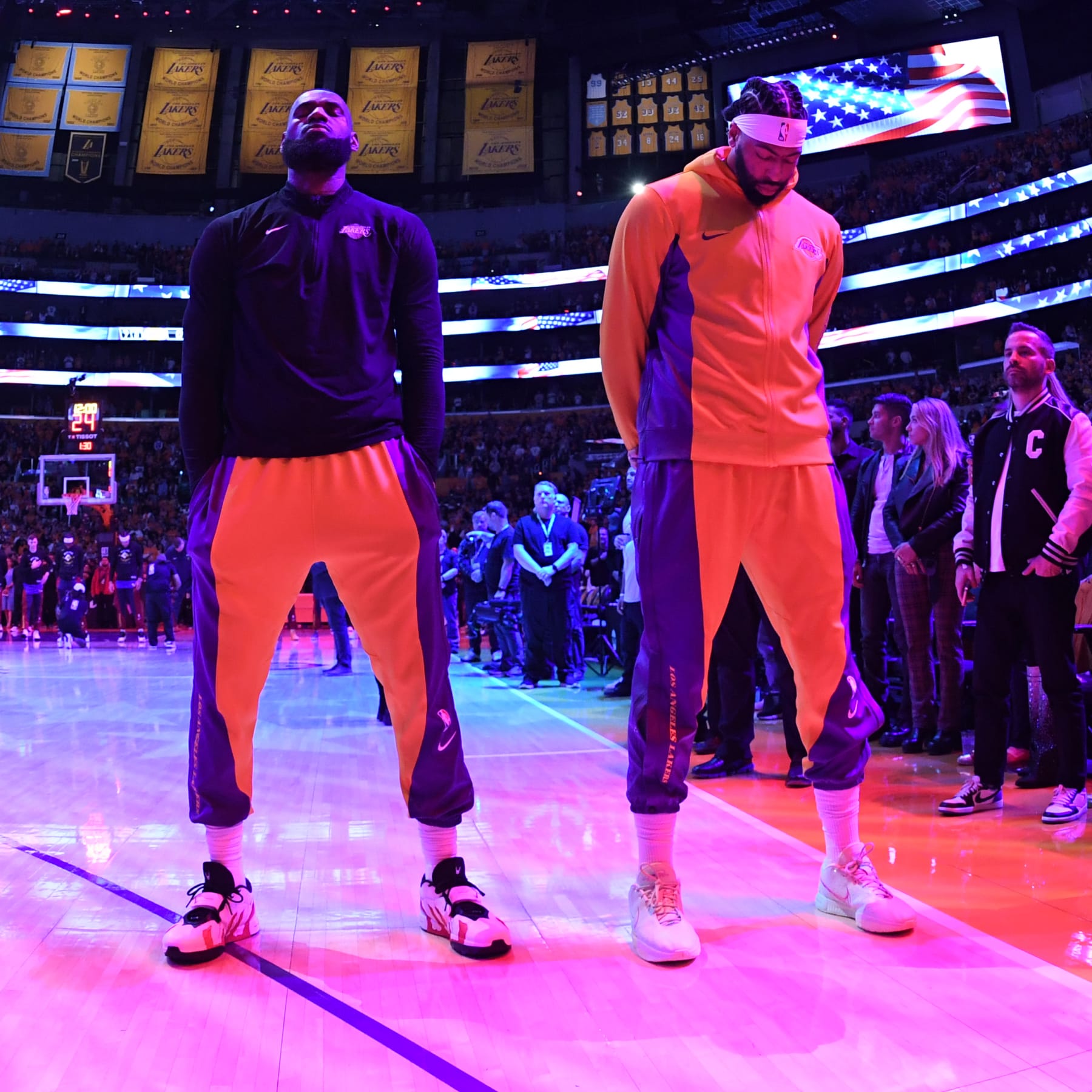 LeBron James and Anthony Davis