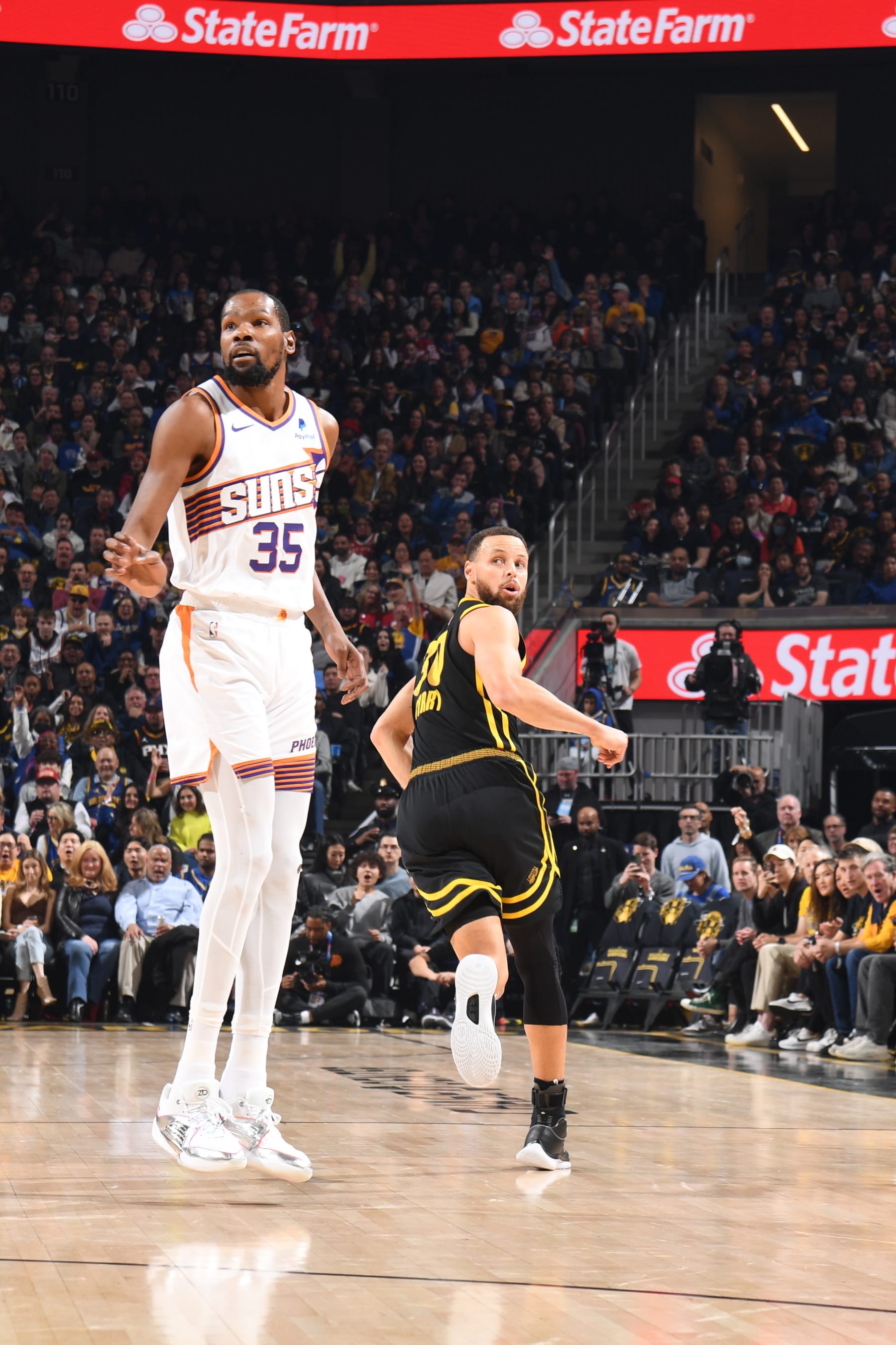 Kevin Durant and Stephen Curry