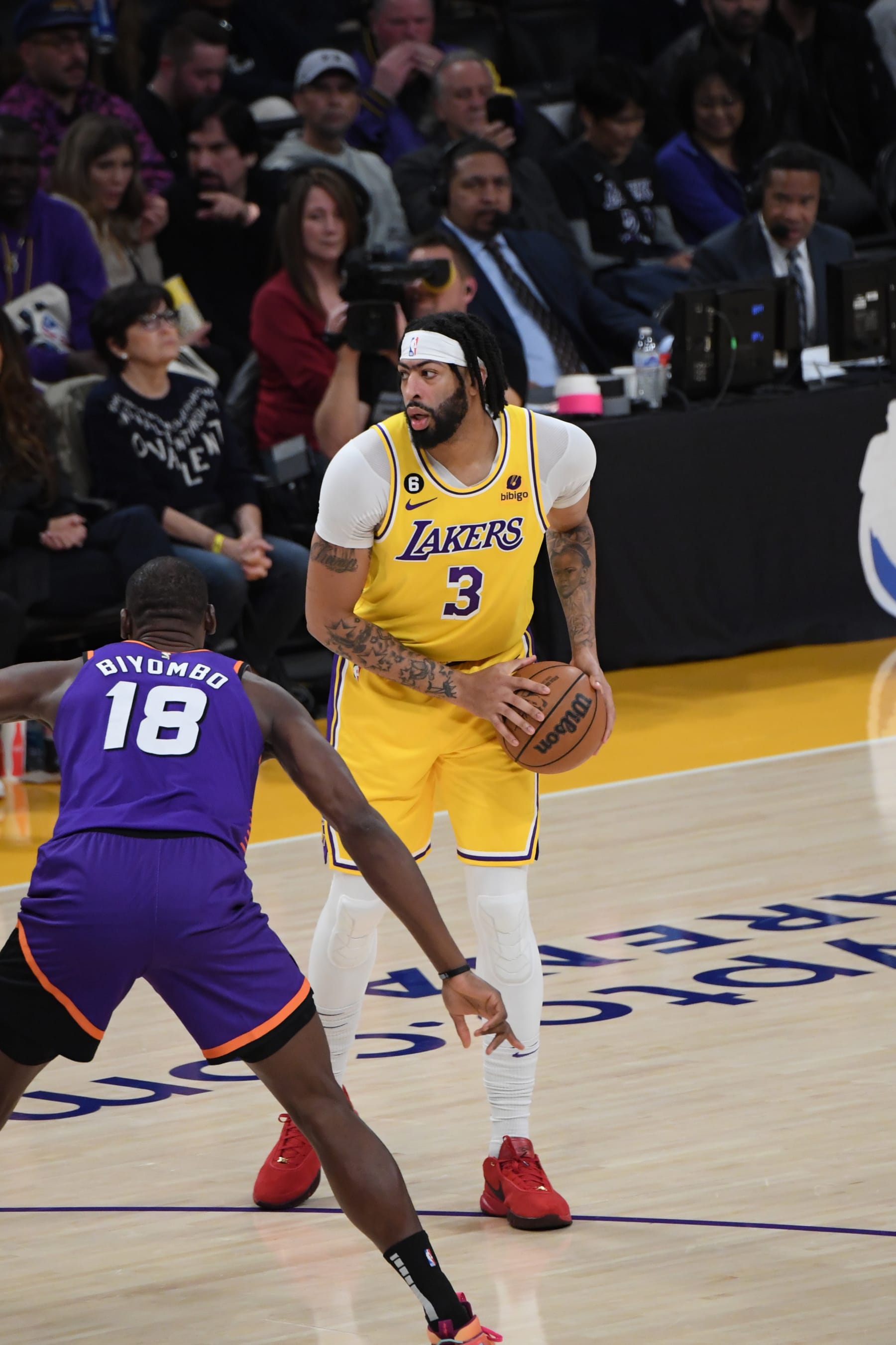 Bismack Biyombo and Anthony Davis