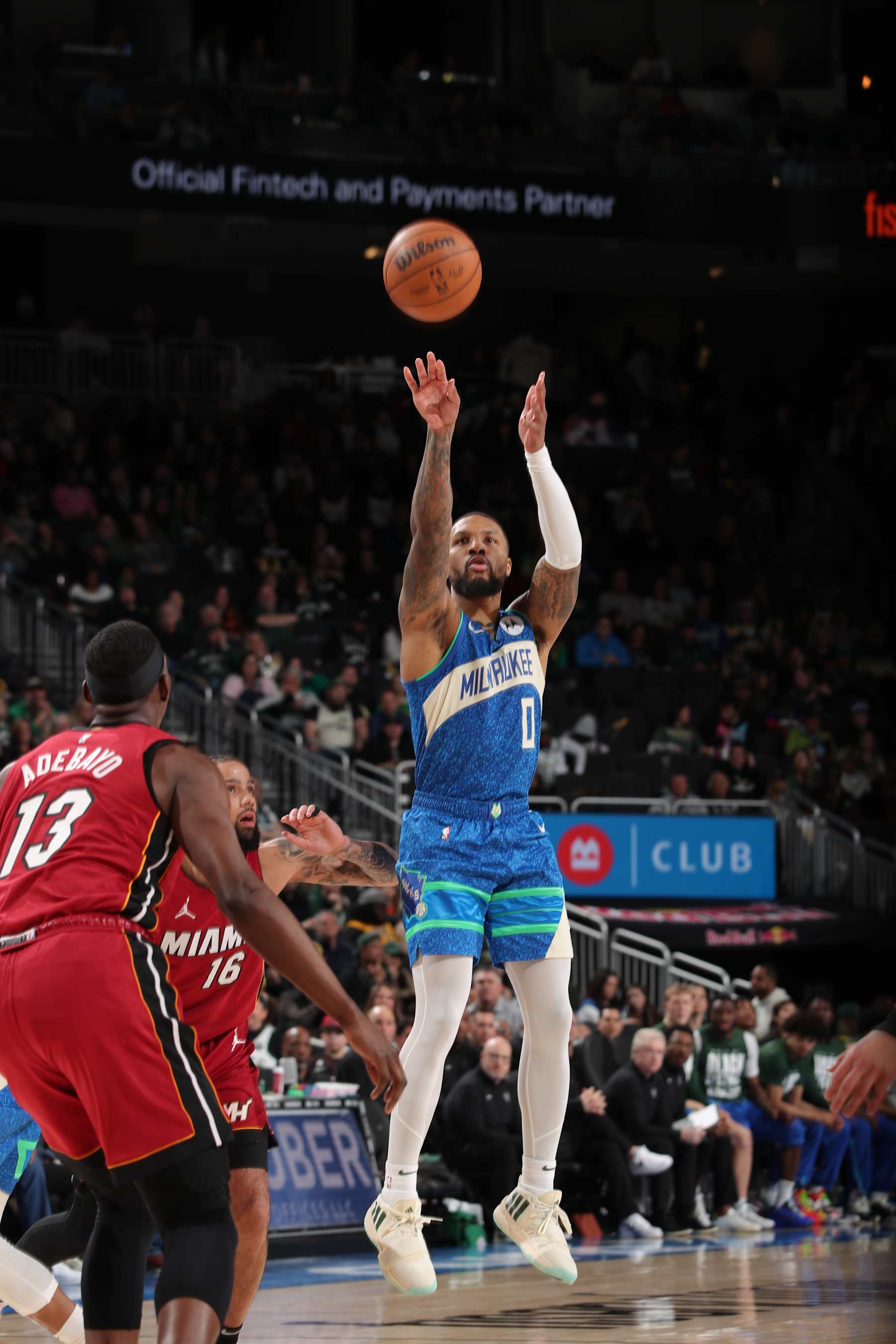 Bam Adebayo and Damian Lillard