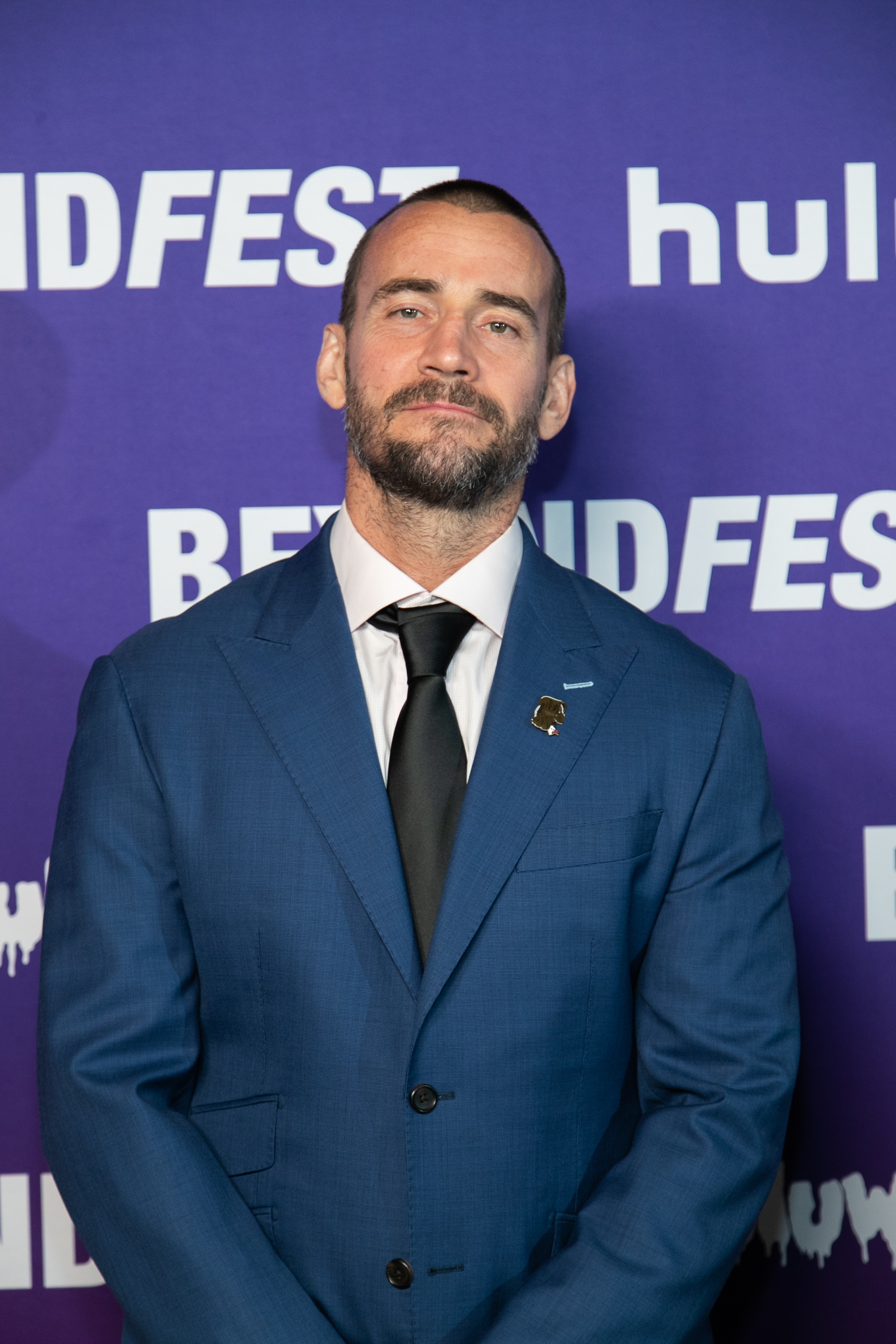 HOLLYWOOD, CALIFORNIA - OCTOBER 01: Phil "CM Punk" Brooks attends the Beyond Fest Premiere Of "Girl On The Third Floor"at the Egyptian Theatre on October 01, 2019 in Hollywood, California. (Photo by John Wolfsohn/Getty Images)
