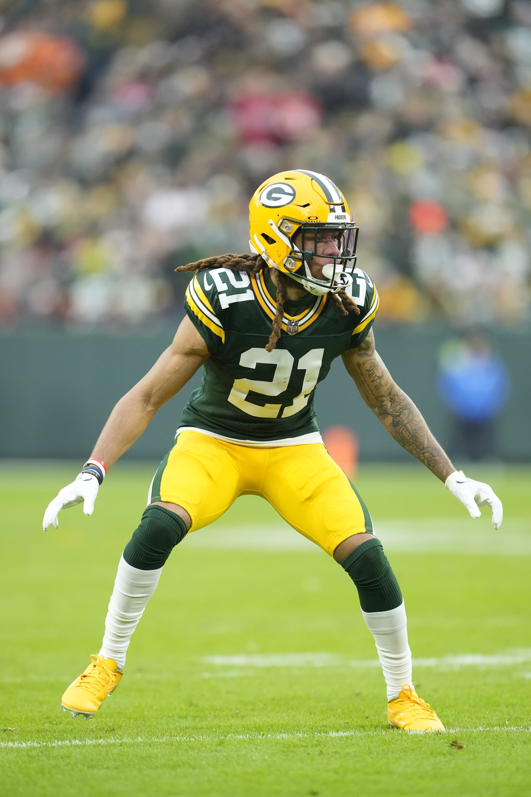 Packers cornerback Eric Stokes