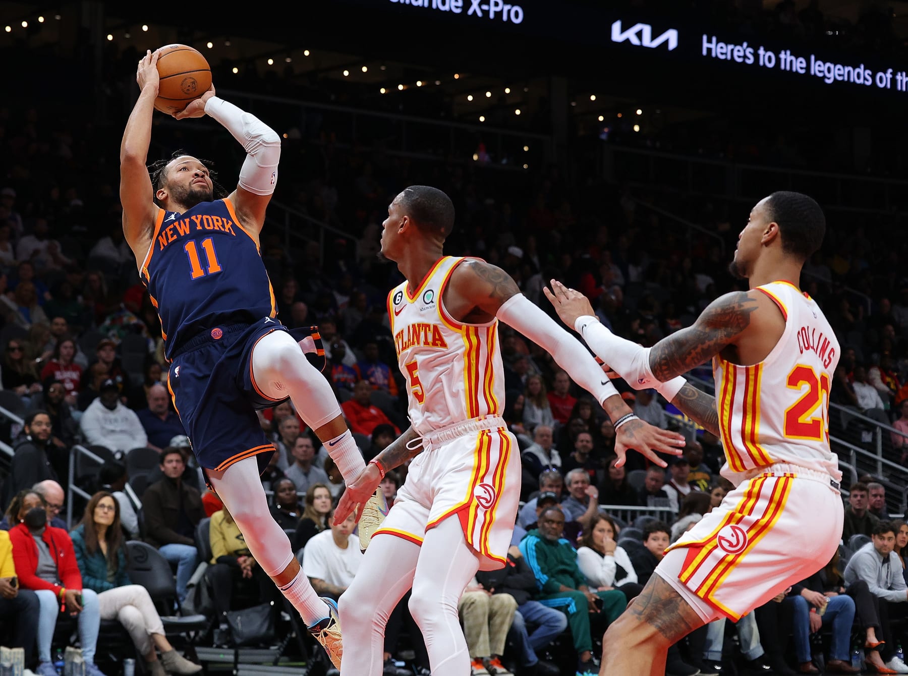 Jalen Brunson and Dejounte Murray